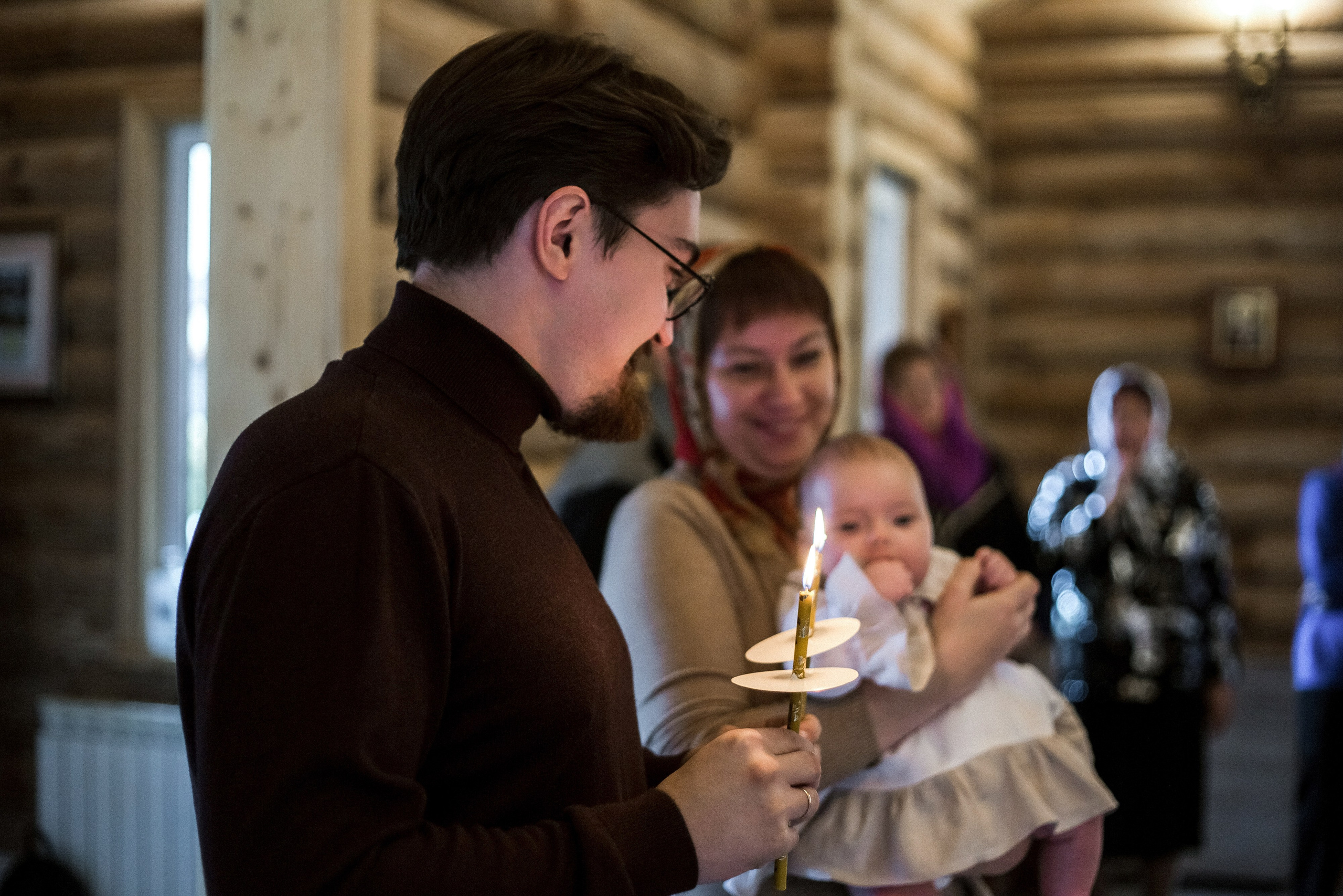 Таинство Крещения Ксении. Портретный, семейный, свадебный фотограф в Брянске Маргарита Василькова