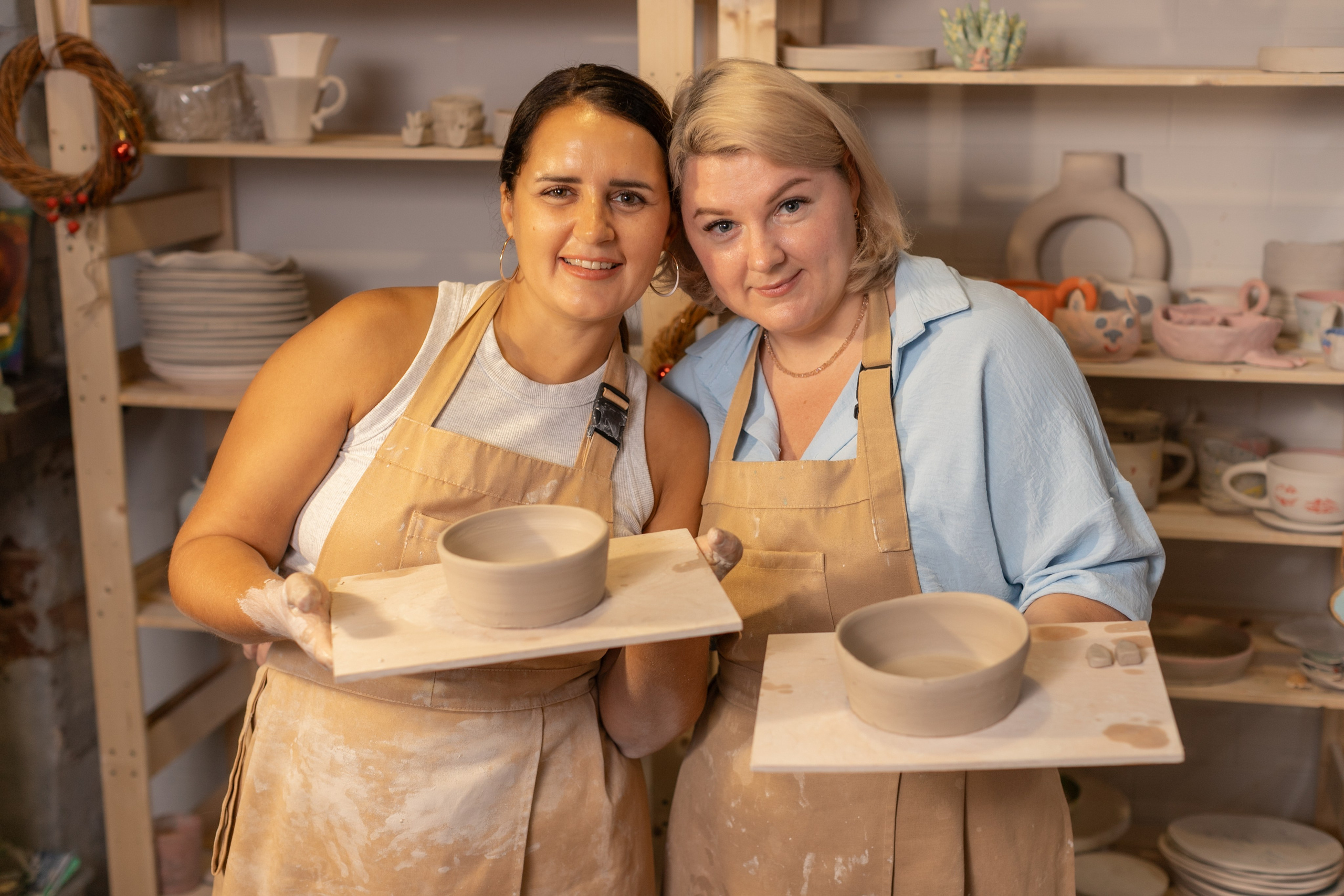 Гончарный МК Ирина и Юлия. Семейный и детский newborn фотограф в Ростове-на-Дону Наталья Лебедева