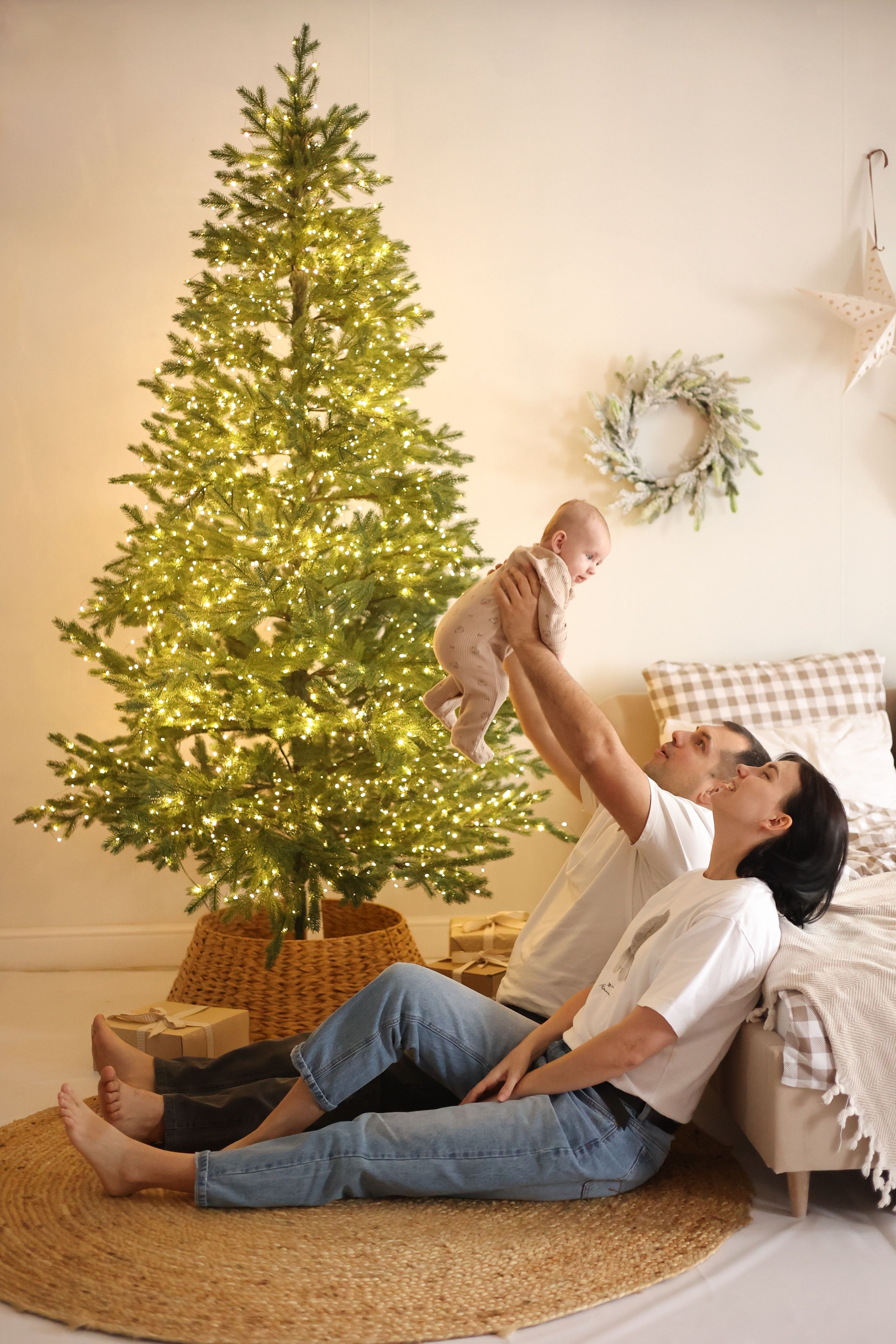 Новогодняя фотосессия. Надя, Денис и Макс. Фотограф ANNA GEREIHAN