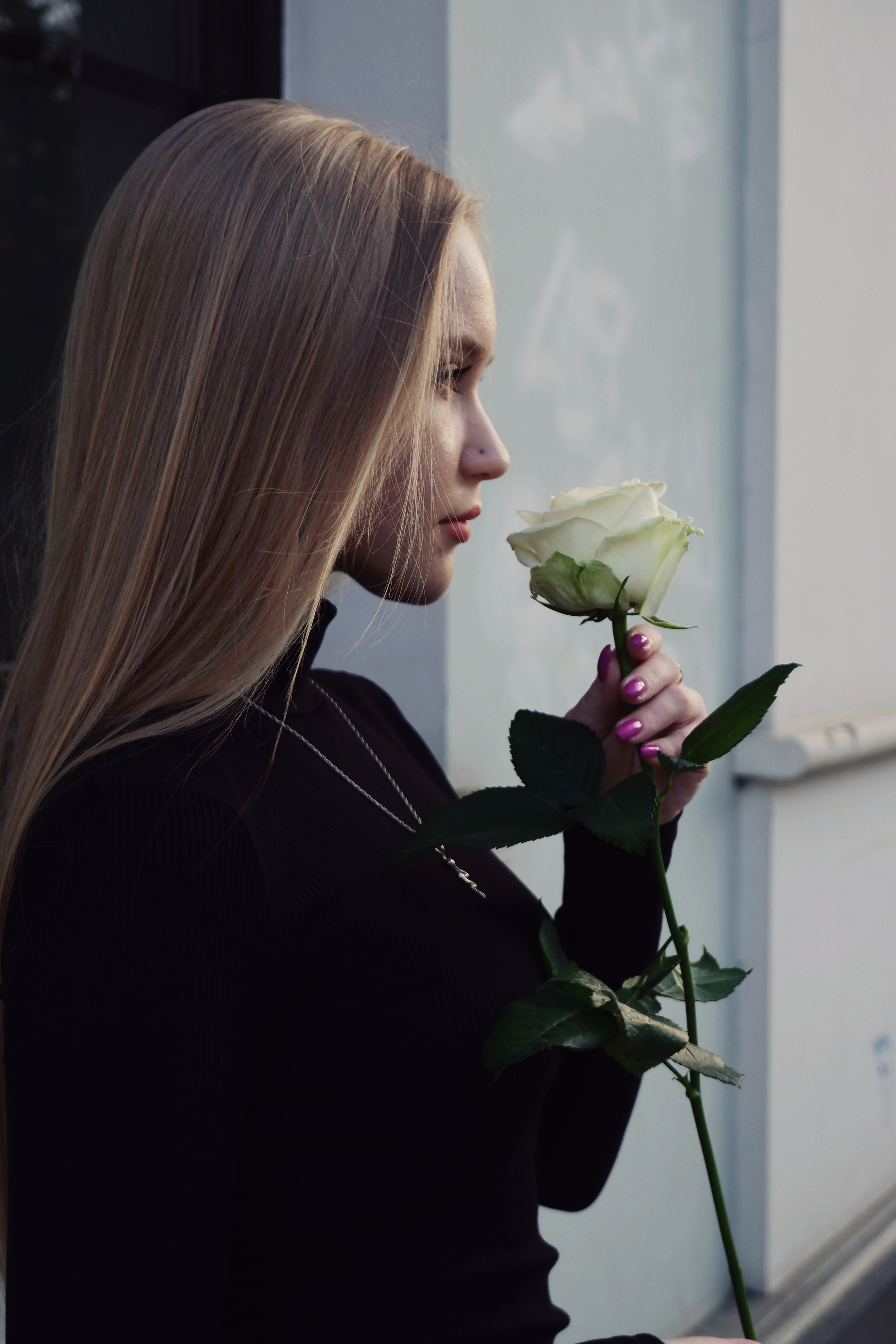 Нежная как роза. Прогулка с красавицей Ксюшей. Фотограф в Норильске Наташа Фаби