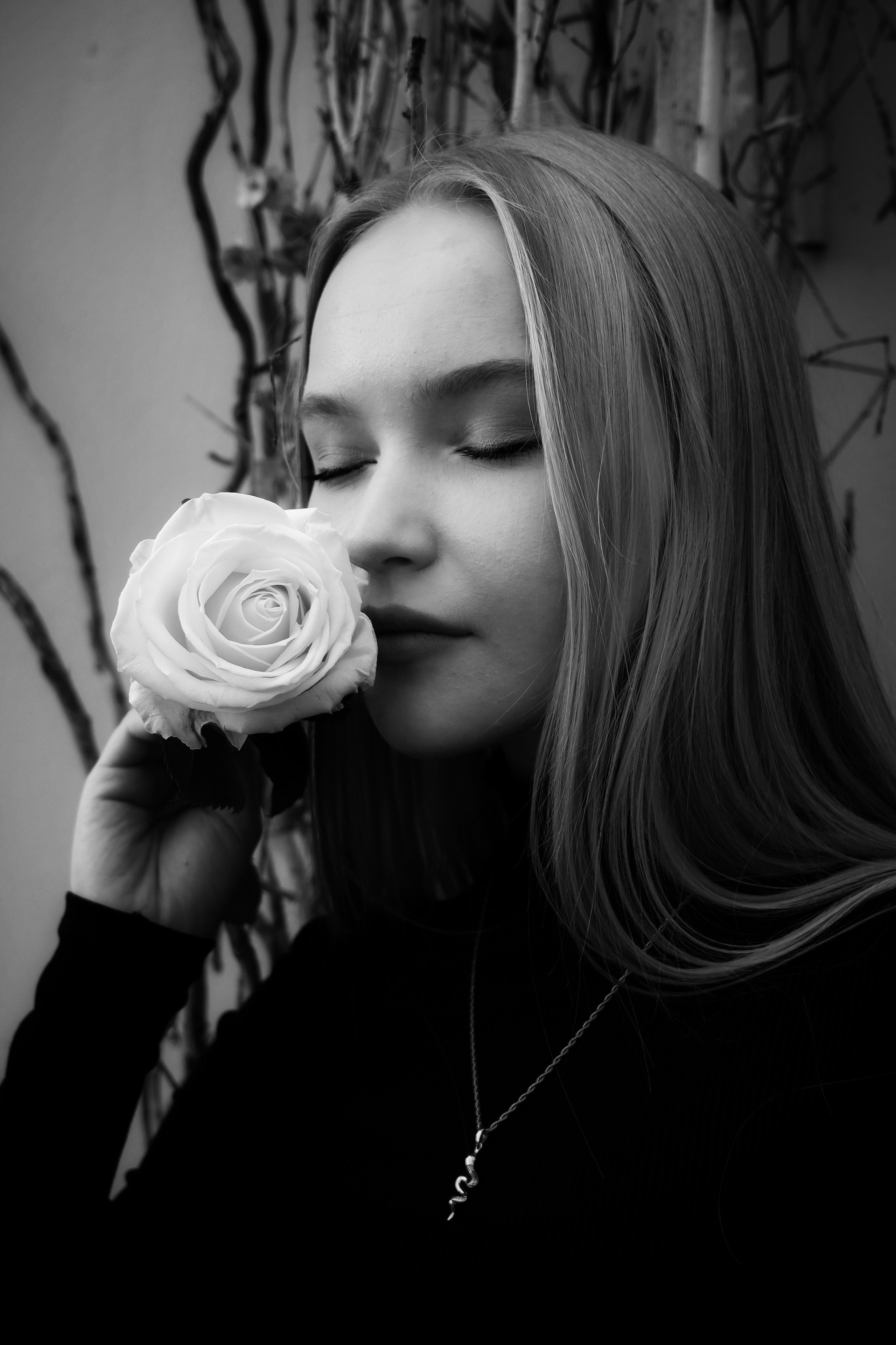 Нежная как роза. Прогулка с красавицей Ксюшей. Фотограф в Норильске Наташа Фаби