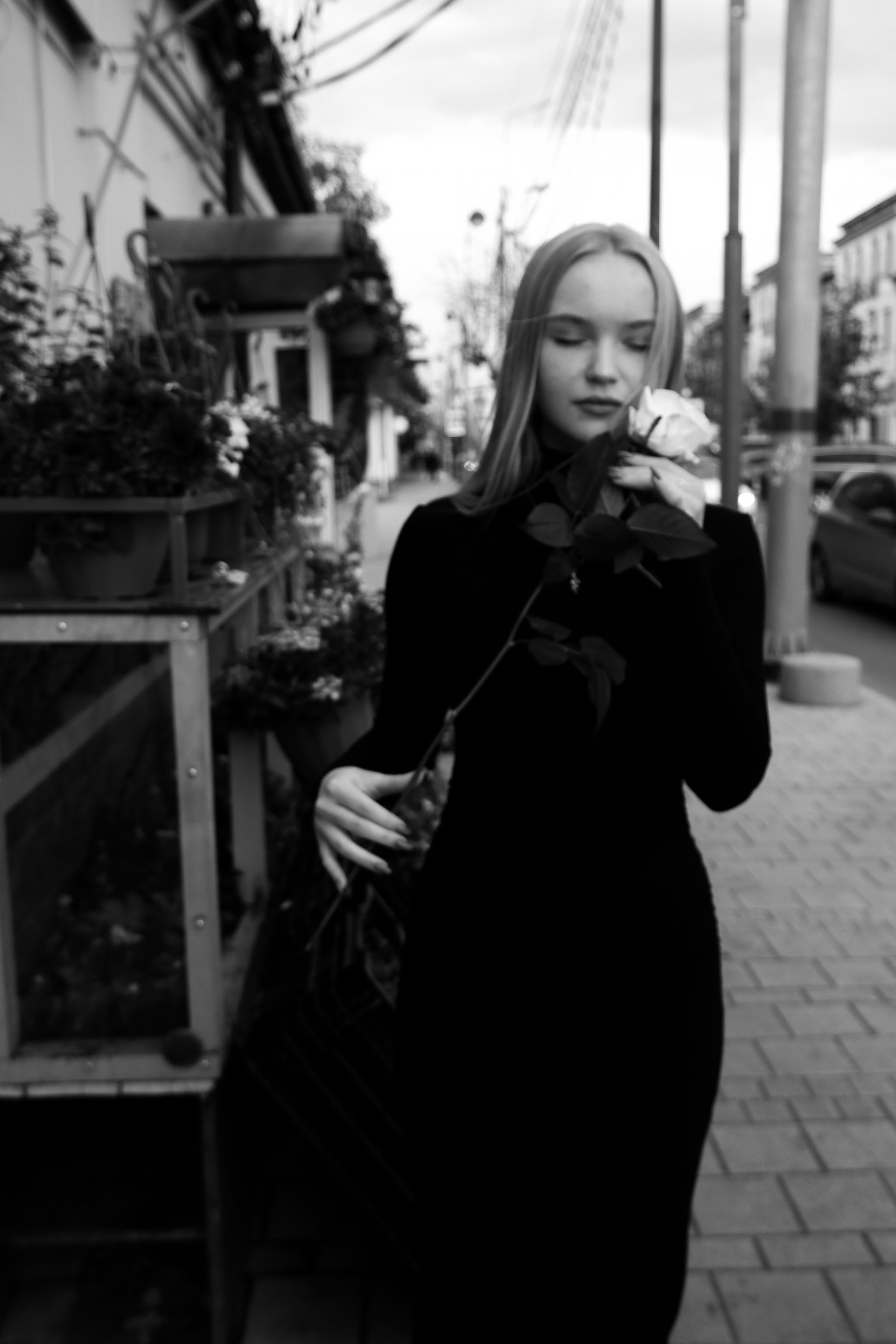 Нежная как роза. Прогулка с красавицей Ксюшей. Фотограф в Норильске Наташа Фаби