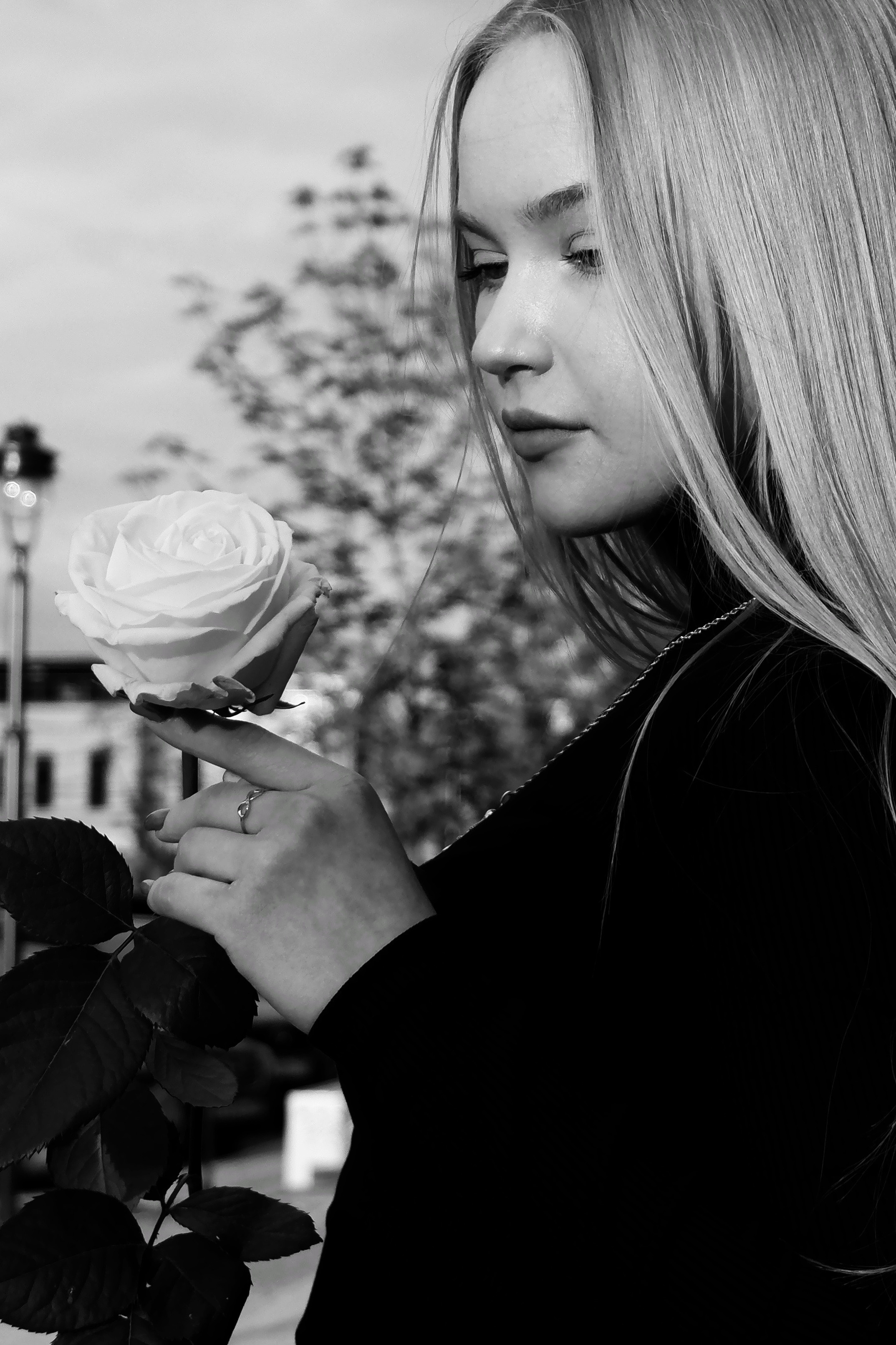 Нежная как роза. Прогулка с красавицей Ксюшей. Фотограф в Норильске Наташа Фаби