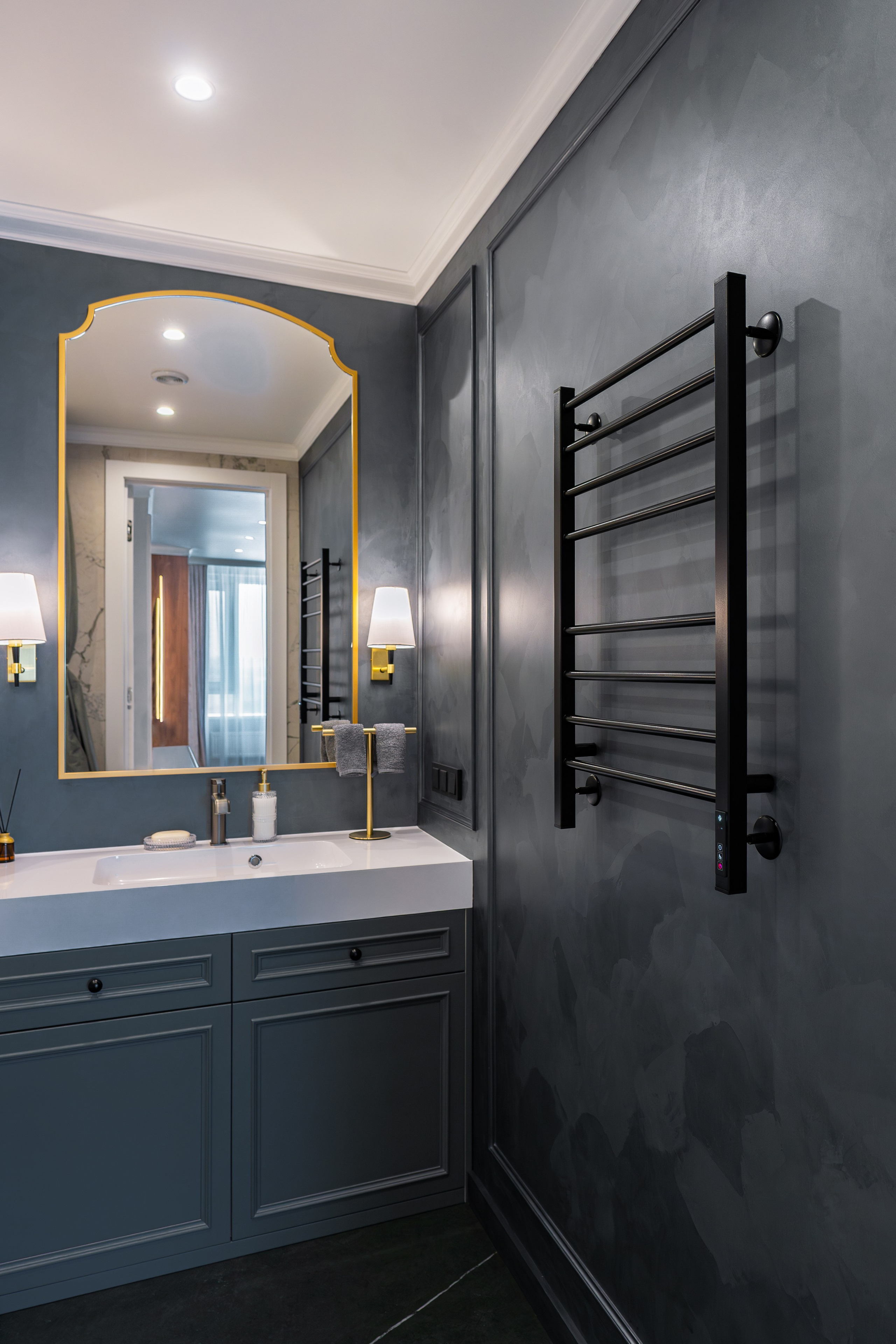 Реализация проекта ЖК Idel Tower 62 m² г. Уфа. Дизайн интерьера и ремонта Уфа Москва