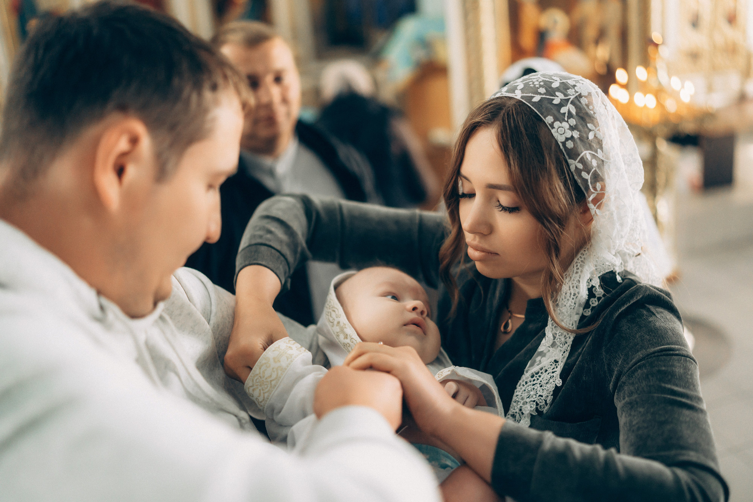 Крещения в Храме Рождества Христова. Свадебный и репортажный фотограф в Воронеже Роман Янко