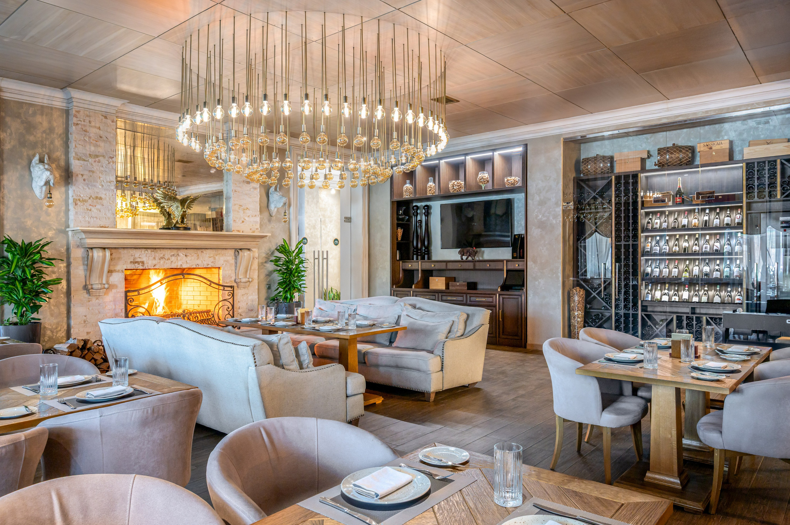 Ресторан «Видная Усадьба». Интерьерный Фотограф Москва Криста FLY Труфанова