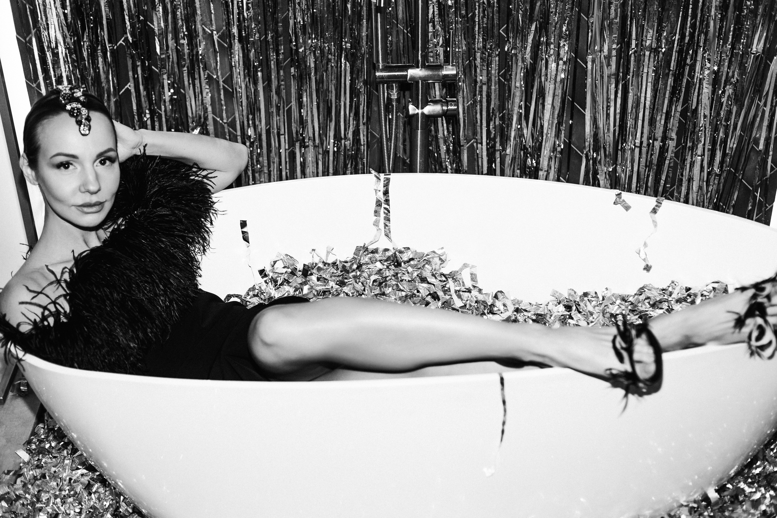 Новогодняя съемка. Света Полетаева Москва