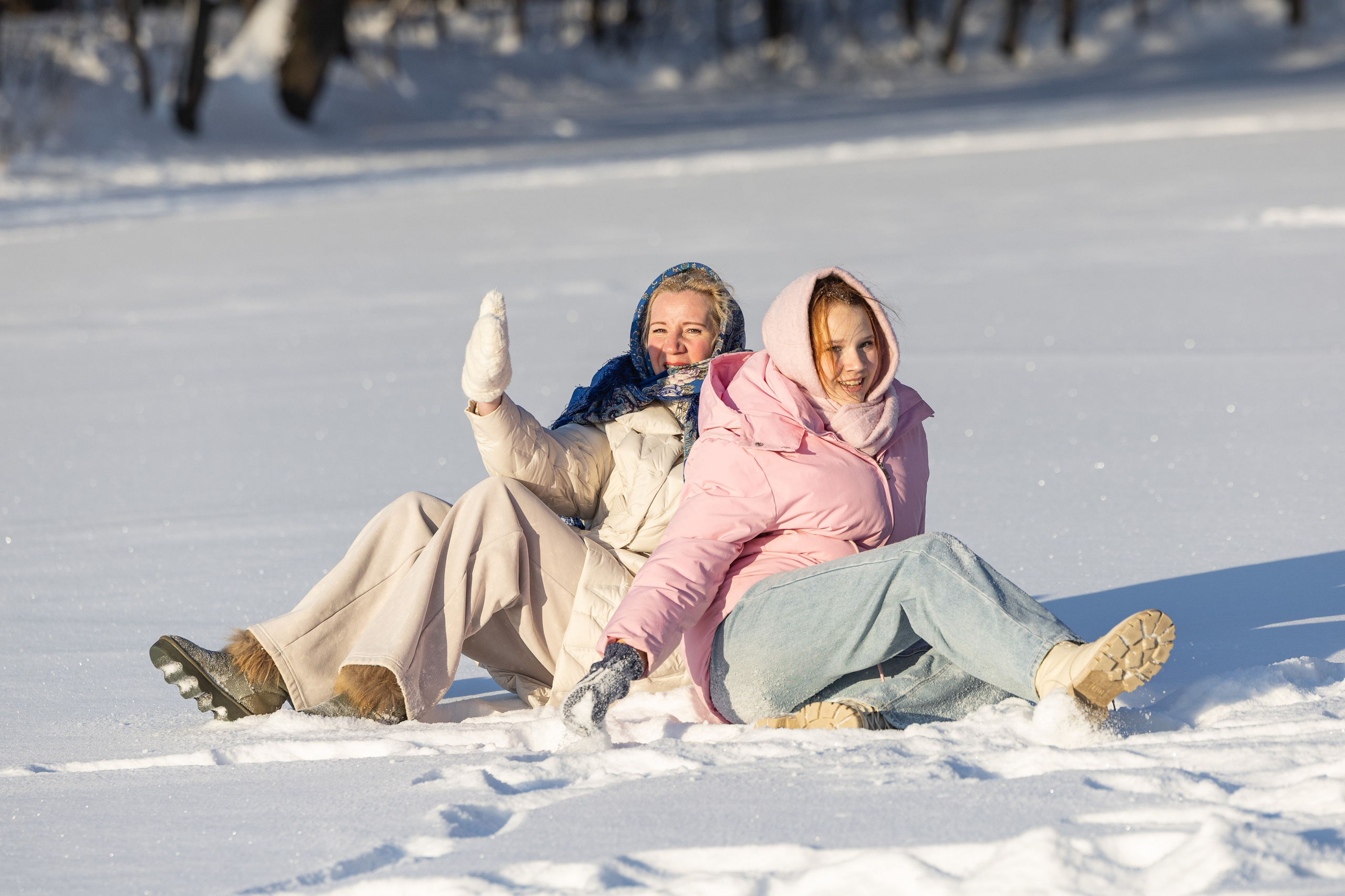 Олеся. Зимний фотосет. Фотограф Владимир Охрименко