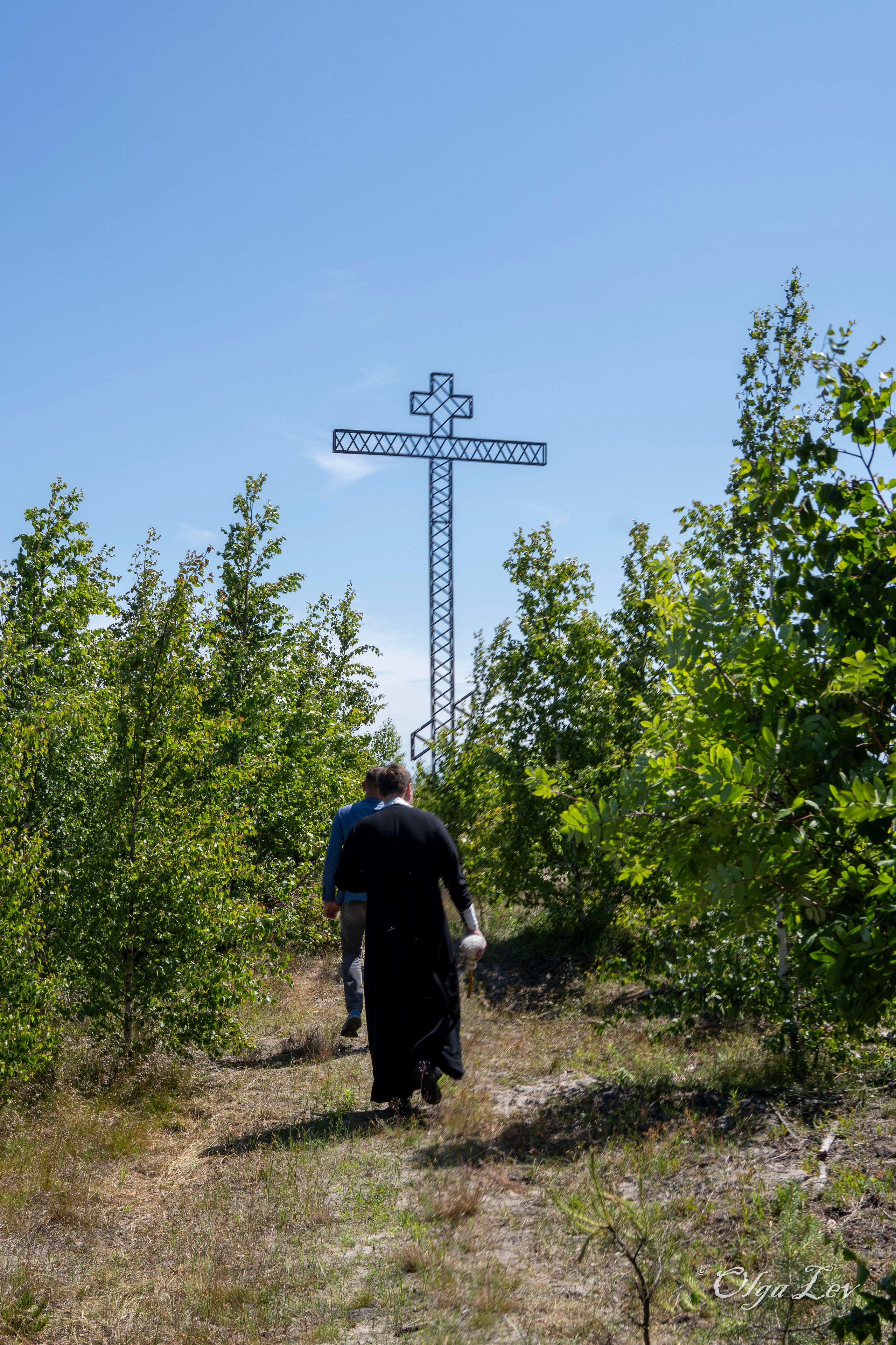 Освящение Поклонного Креста в поселке Морское Калининградской области. Сфотографируй мою душу!