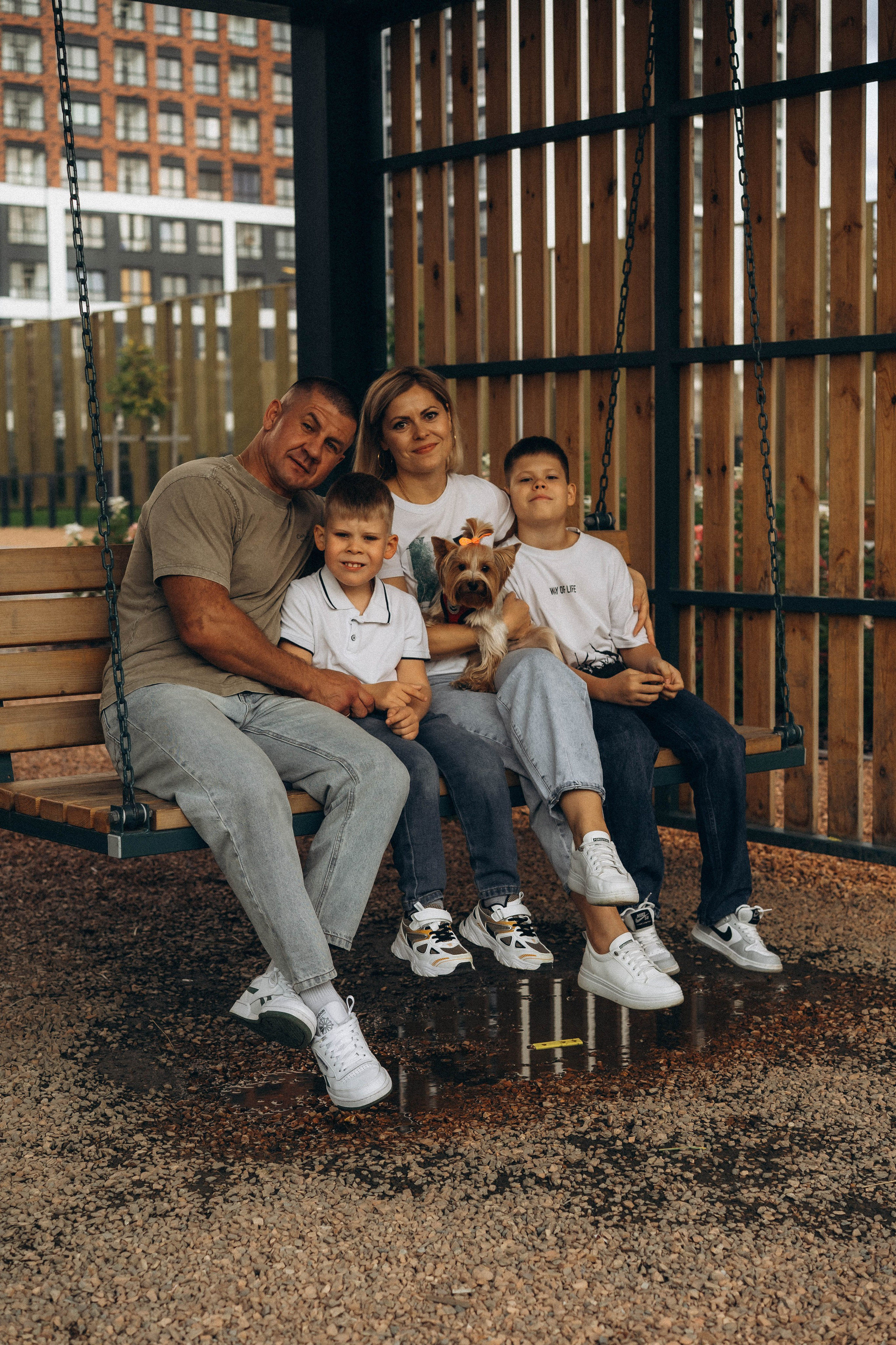 Семейная сьемка в парке. Фотограф Екатеринбург Кокшарова Александра