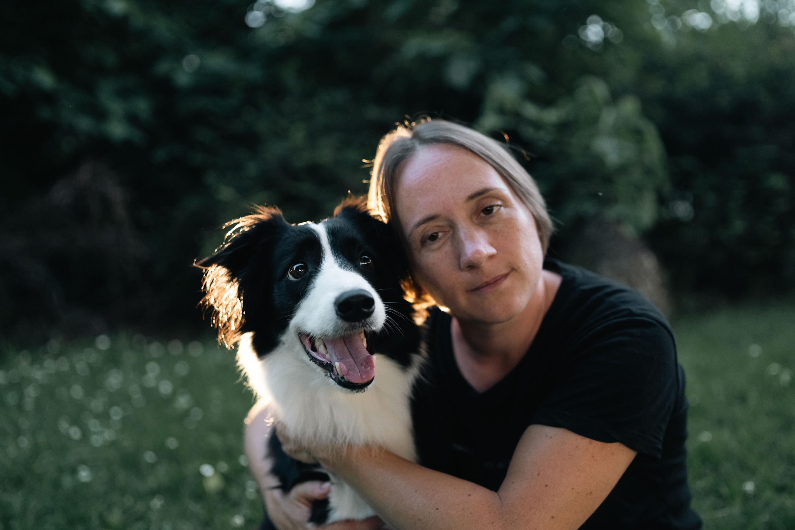 Белград, Калемегдан. Таня и Шегги. Фотограф анималист