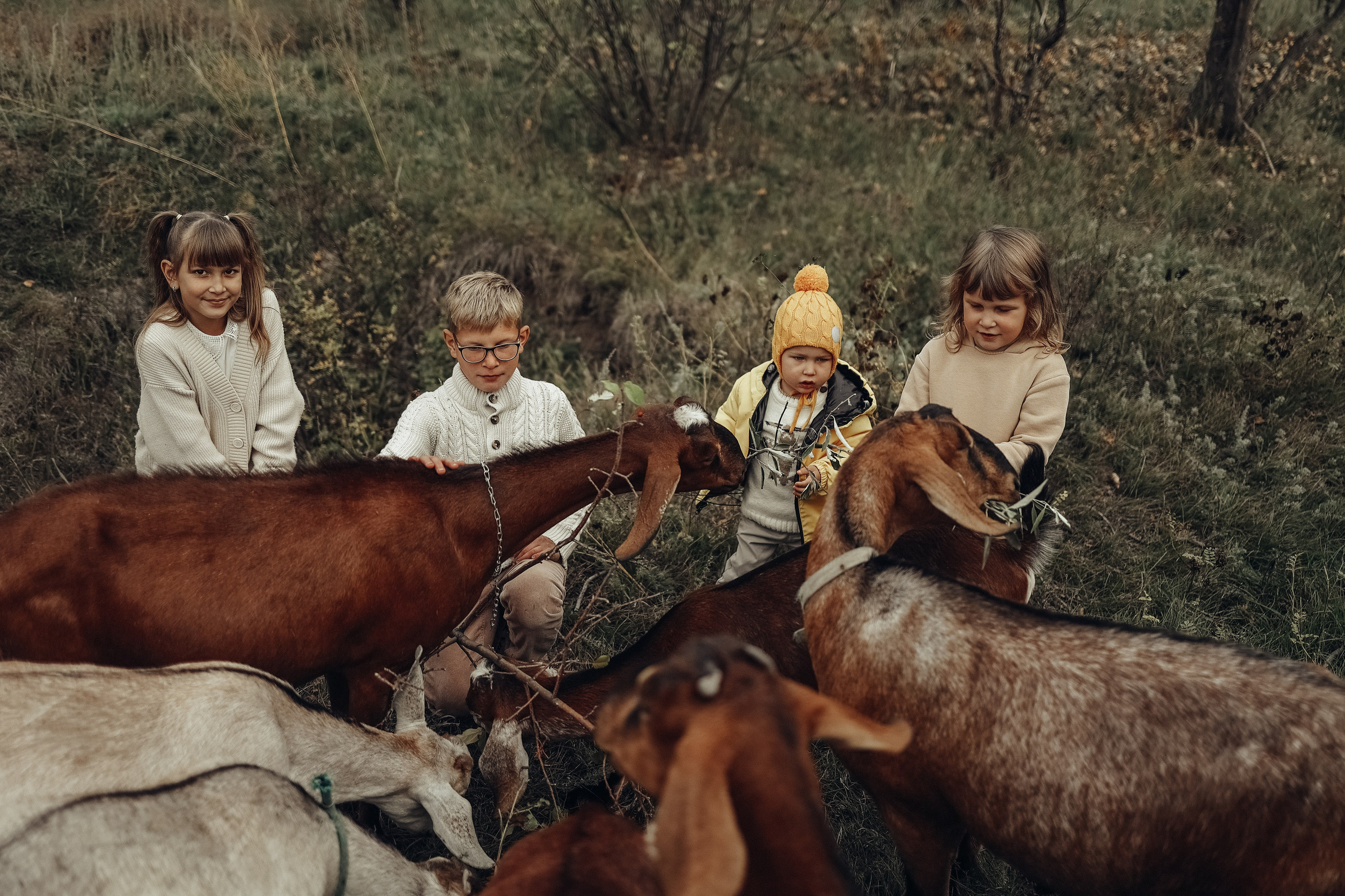 Семейная прогулочная съёмка. Фотограф в Астане Элина Багинская