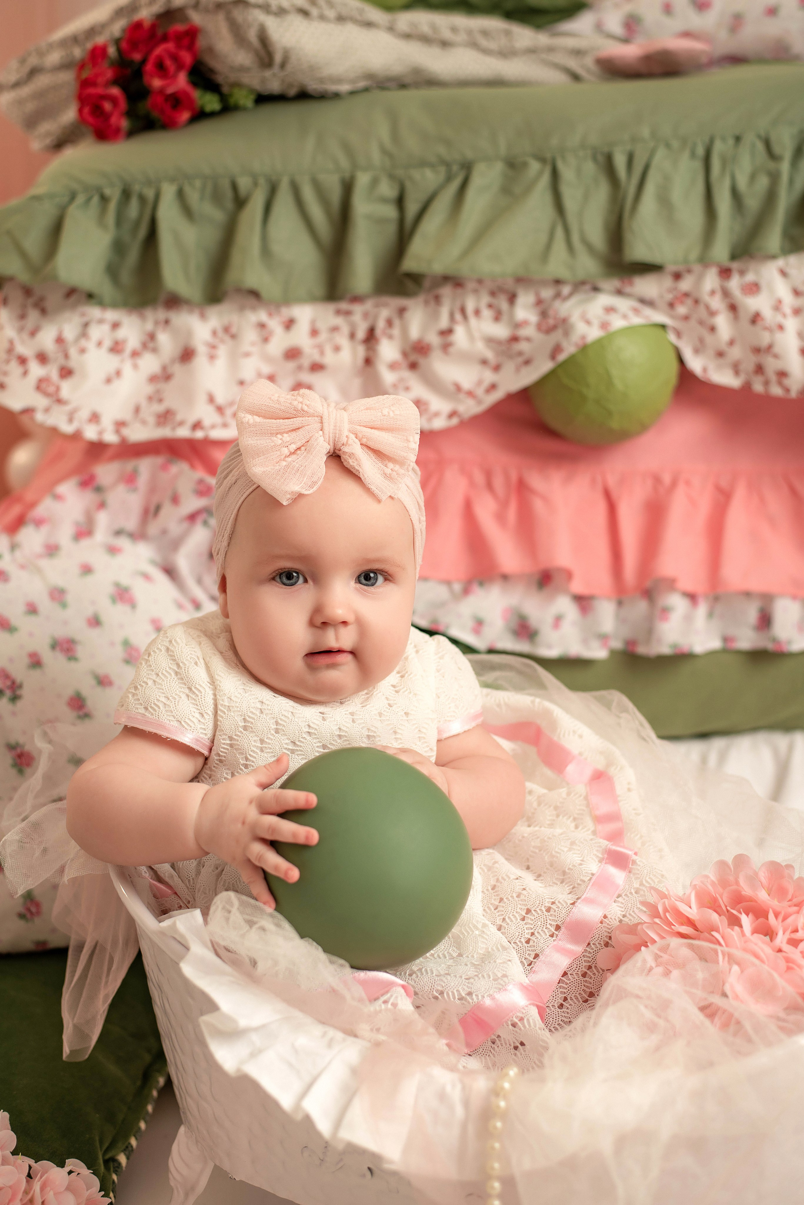 Верочка 7 месяцев. Семейный и детский фотограф Наталья Горда