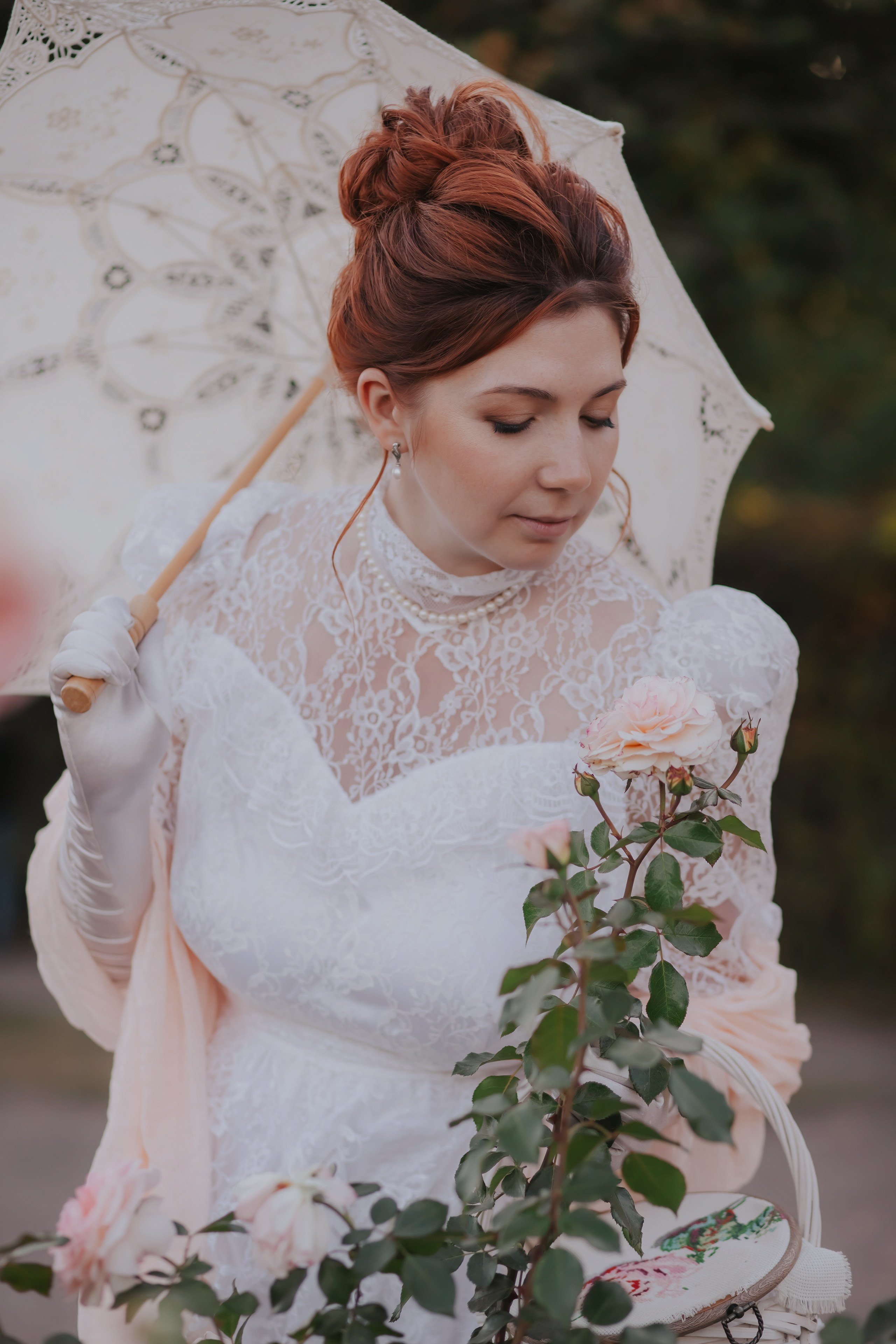 Мария. Тёплый сентябрь в Кусково. Художественная винтажная фотография