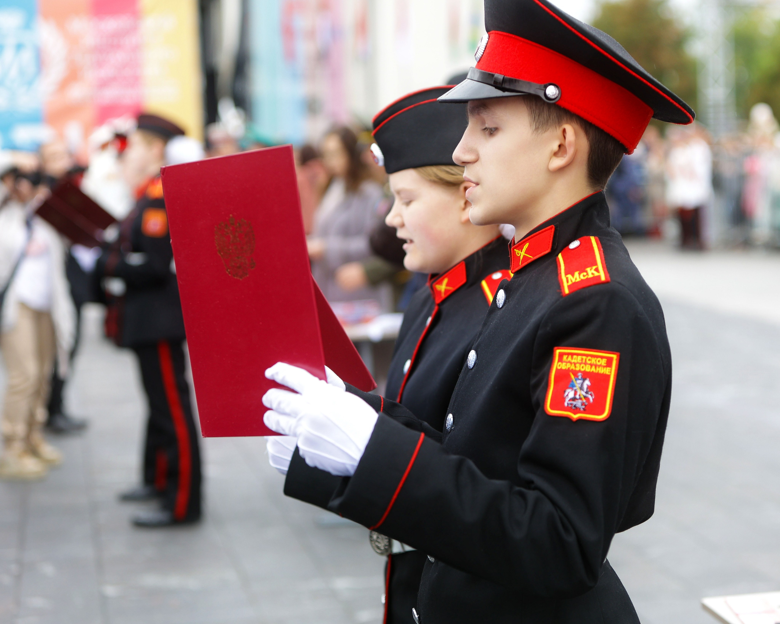 Посвящению в кадеты в Первом Московском кадетском корпусе, Дипломатической кадетской школы. Выпускные альбомы и школьный фотограф в Подольске, Троицке, Щербинке, Москве и Московской области