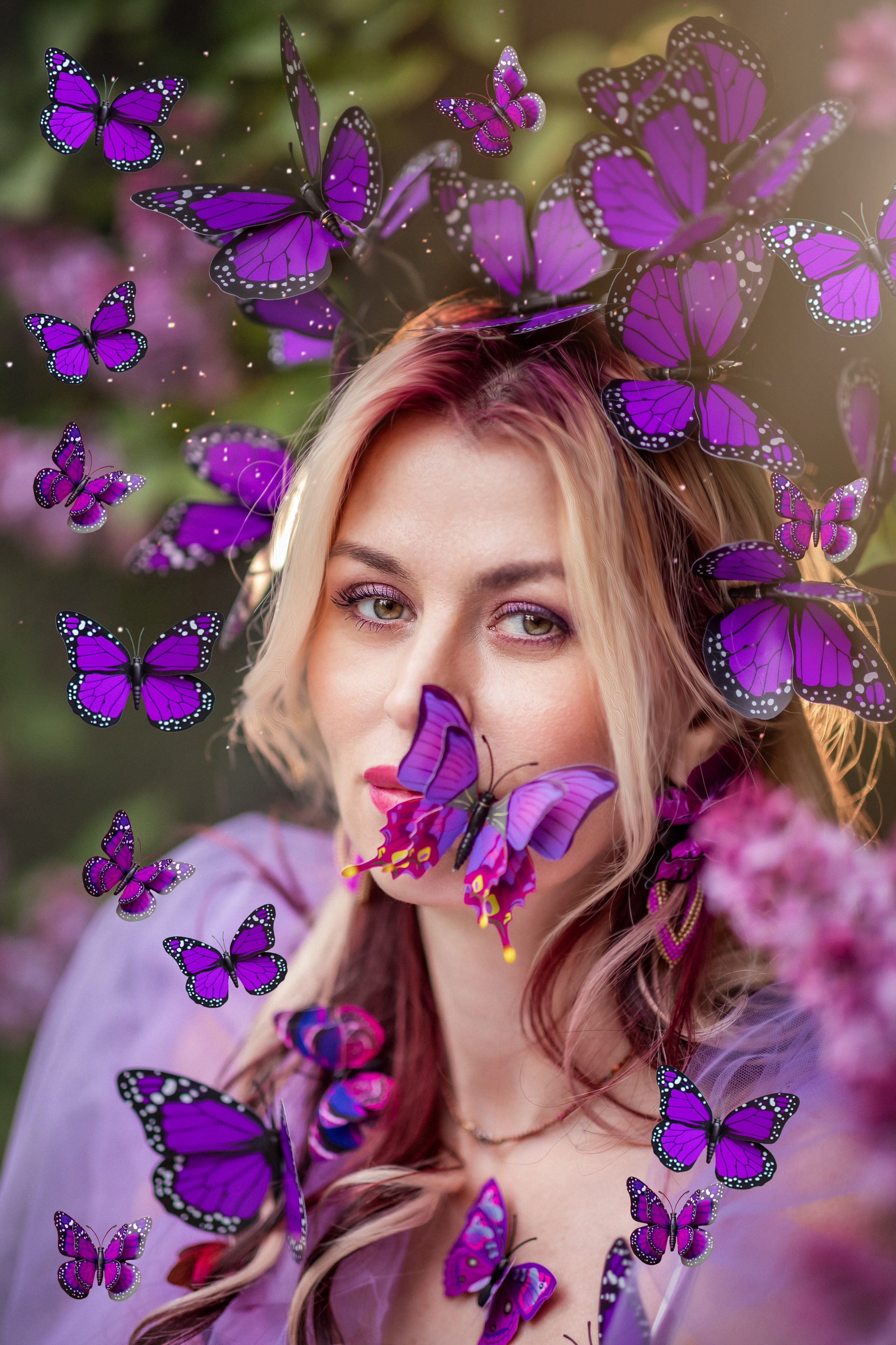Фотопроект «фиолетовые Бабочки». Фотограф Алина Лебедь