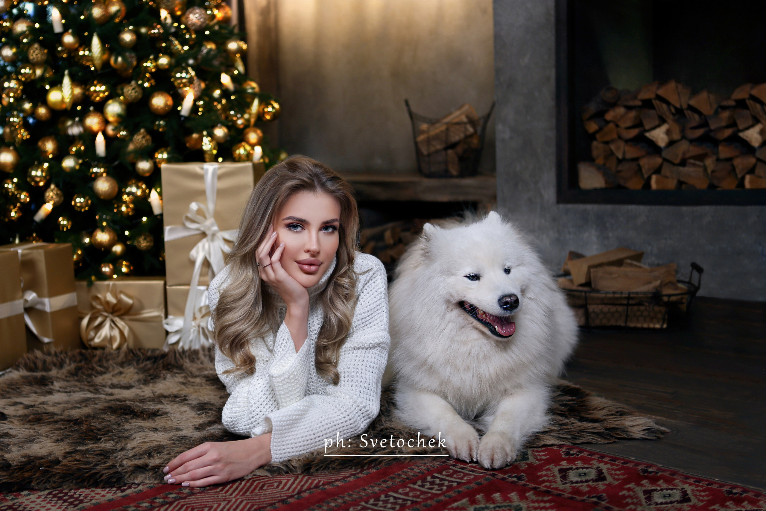 С животными. Фотограф Светлана