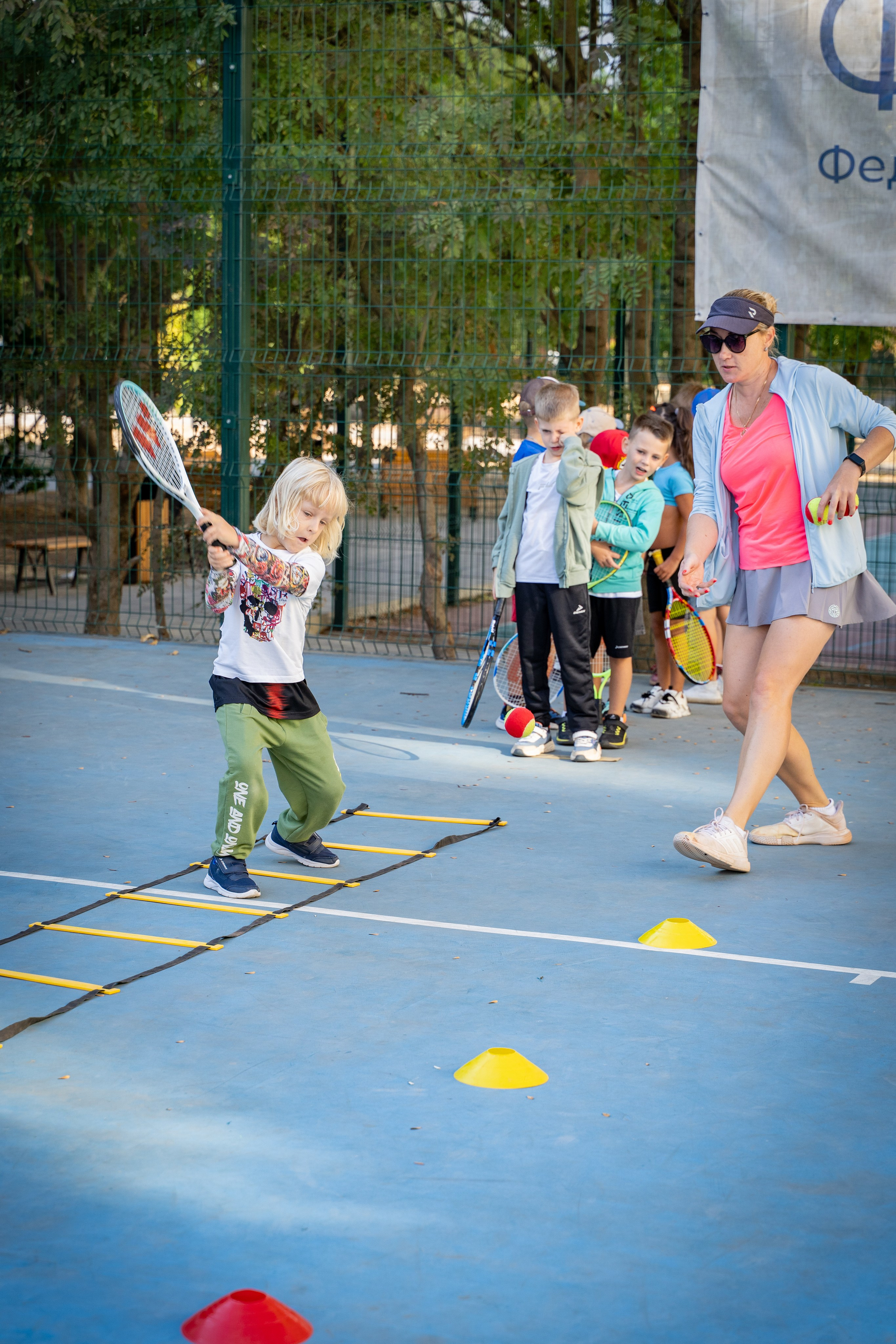 Федерация тенниса Севастополь. Малыши. Анастасия Дунаева. Фотограф в Севастополе