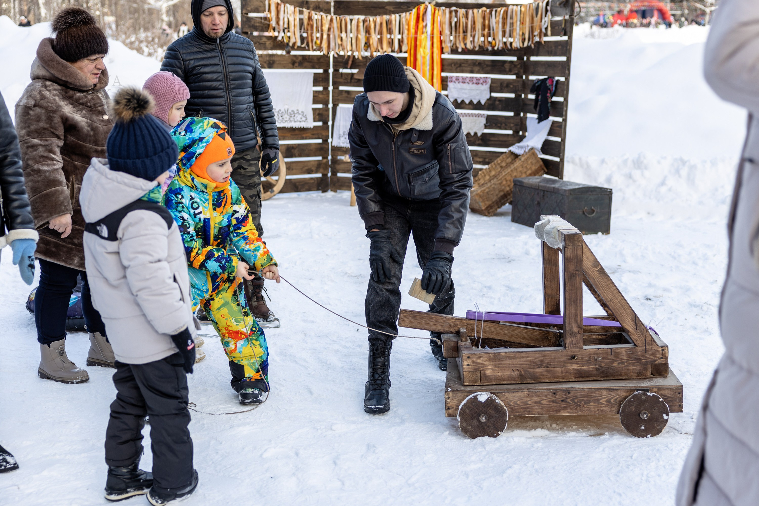 Празднование Масленицы в Берендеевке. Портретный фотограф в Костроме Наталия Клевинскас