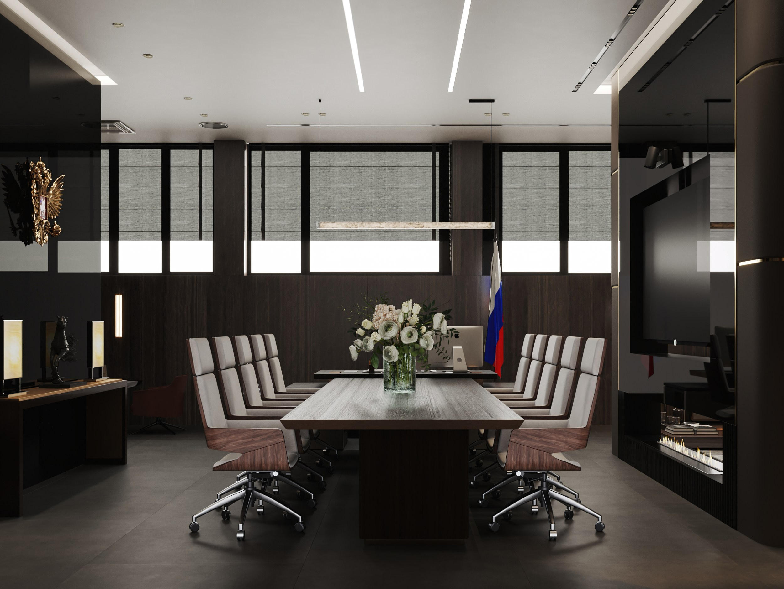 VIP Конференц-зал1. Интерьерный 3Д Визуализатор Маргарита Оберемко