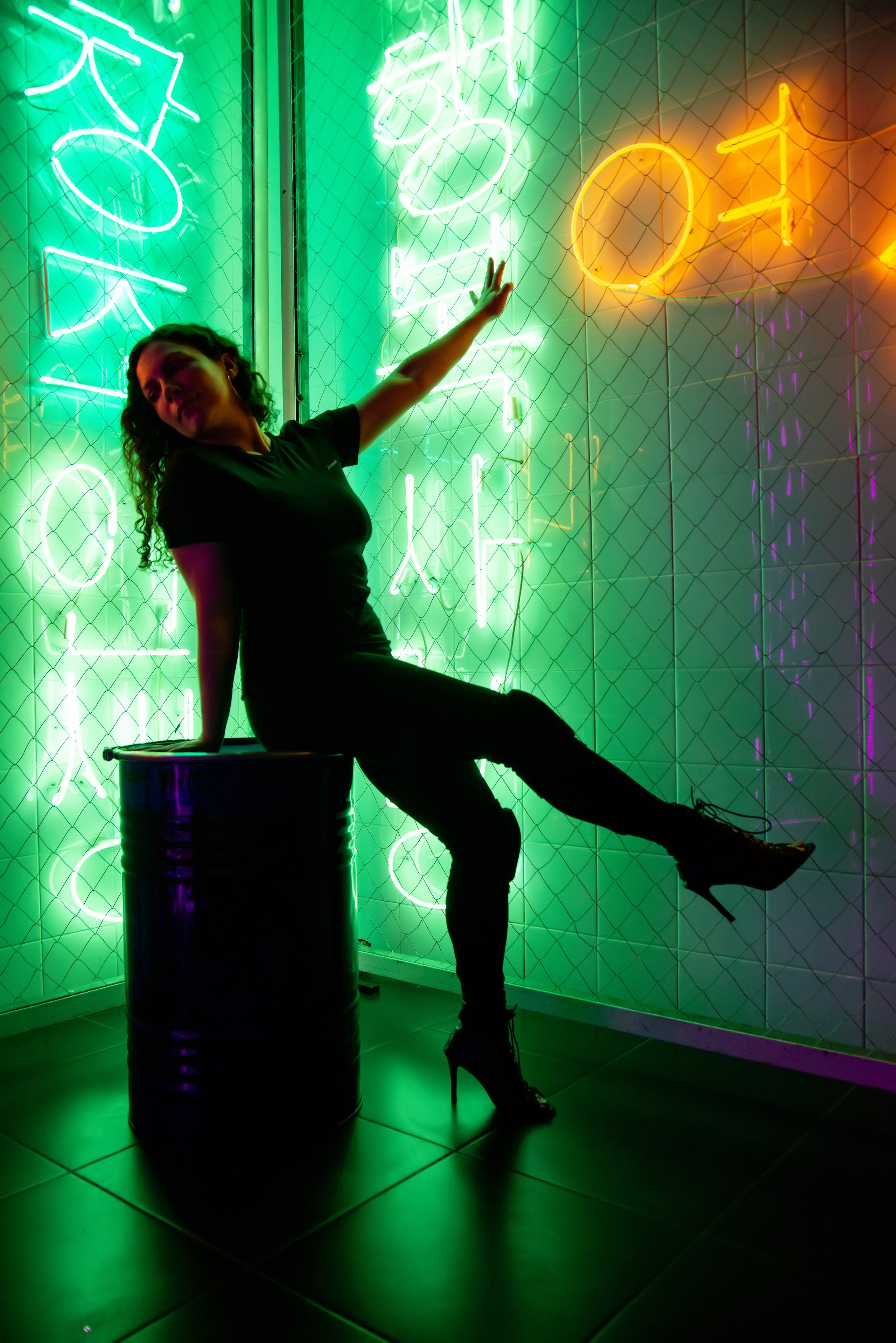 Анна в стиле киберпанк. Фотограф и дизайнер в Москве Екатерина Лобачева