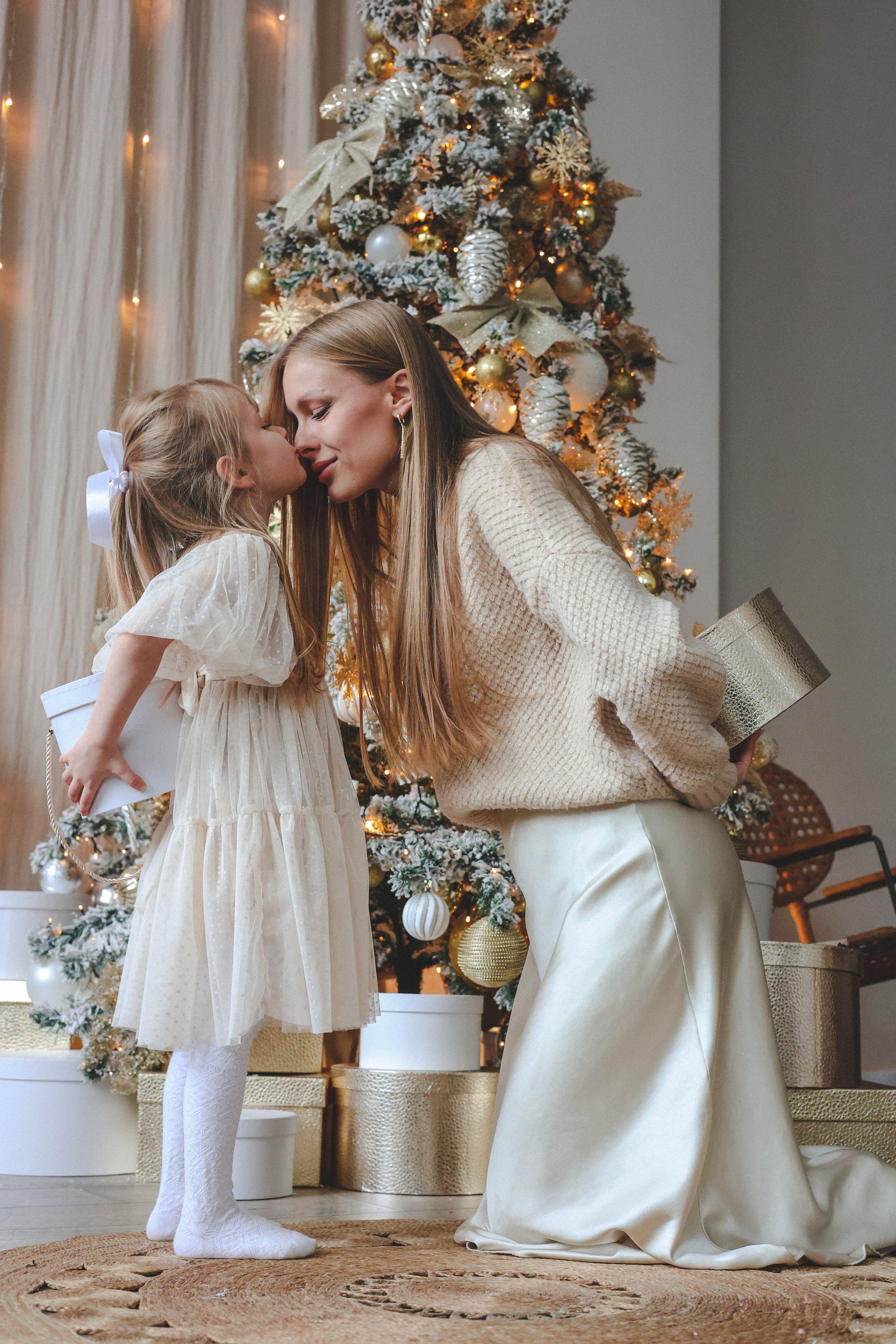 Новогодняя история «Кира и ее семья». Фотограф в Москве Анастасия Калинина