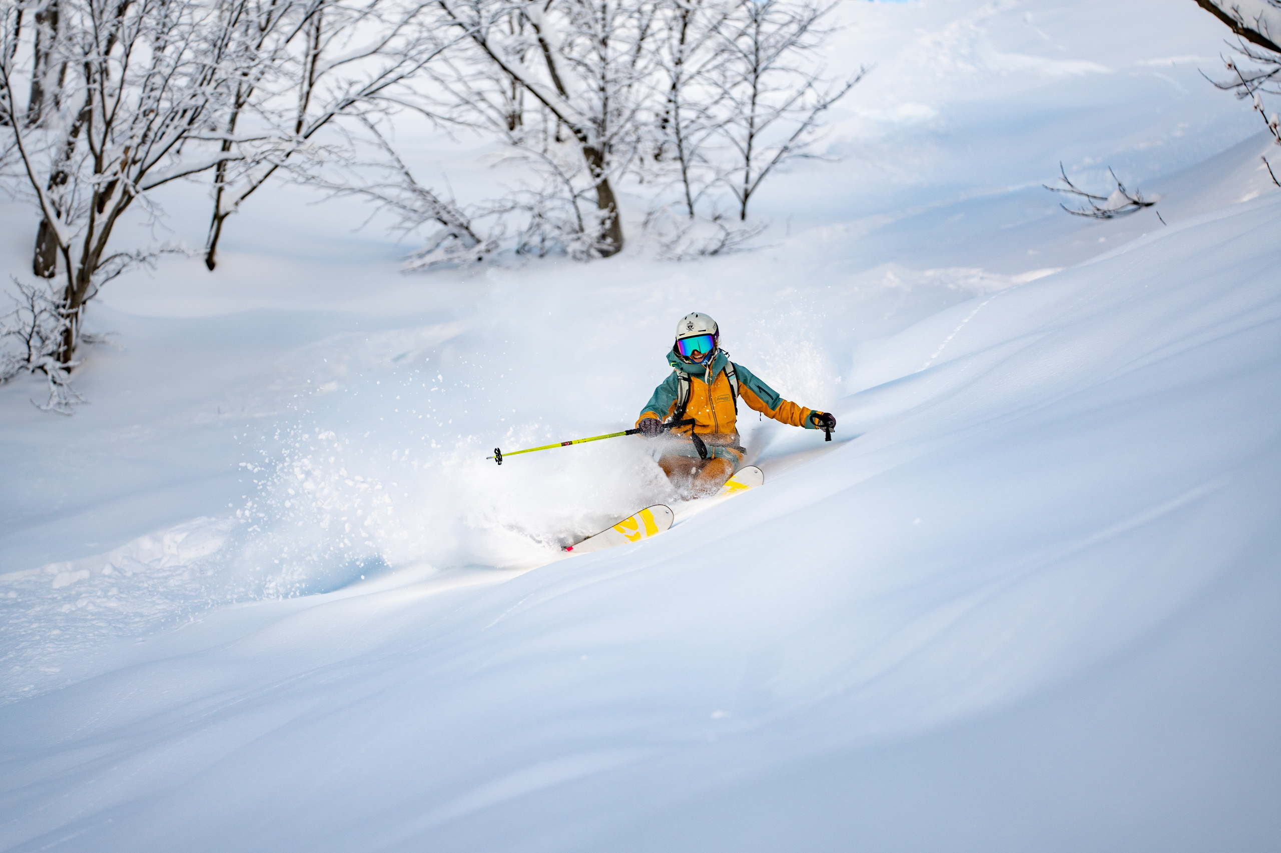Внетрассовое катание в рамках фрирайд кэмпа с Еленой Ануфриковой. Репортажный фотограф в Красной Поляне и Сочи Павлюченко Екатерина