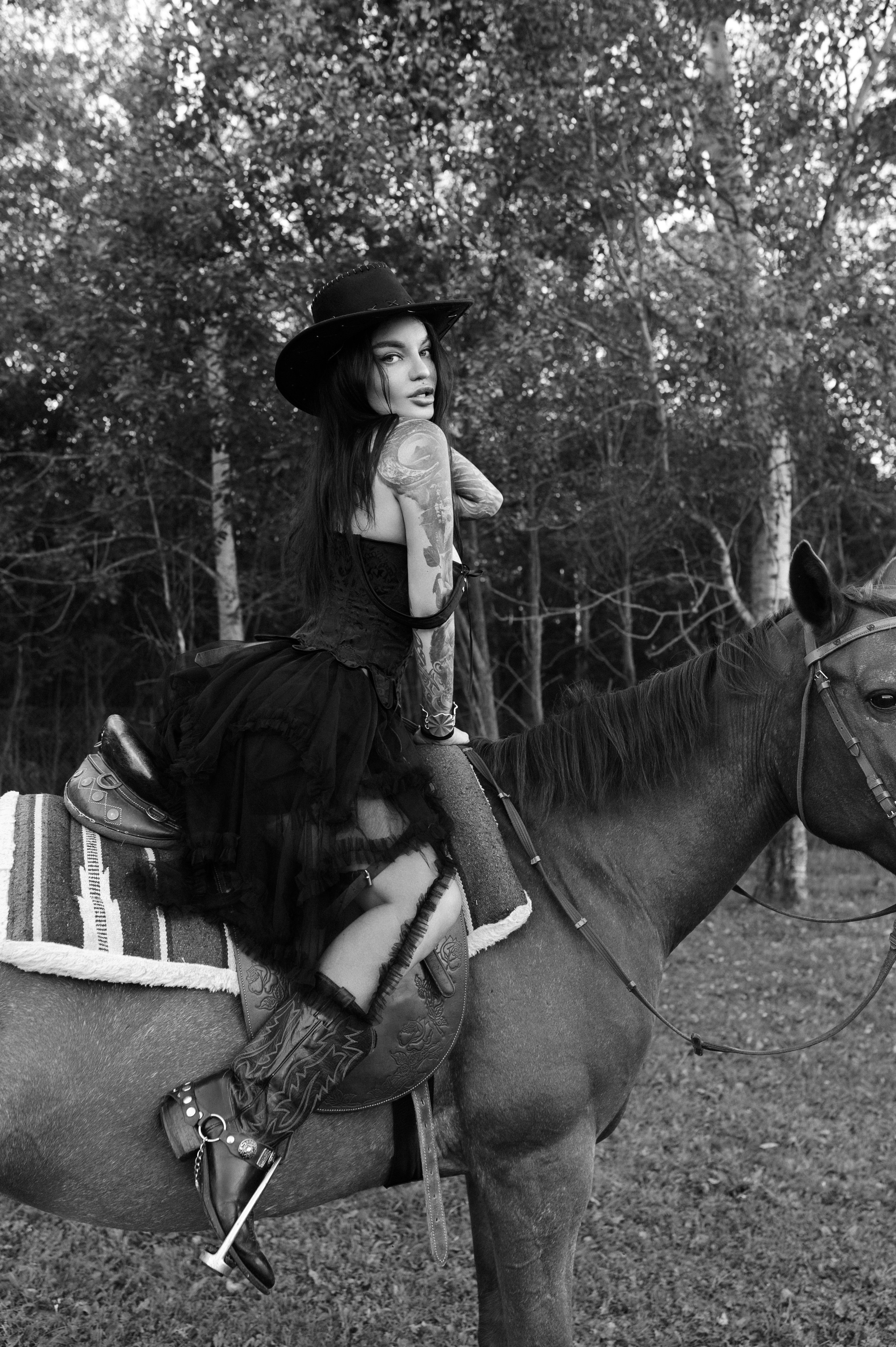 Фотосессия на ранчо. Александр Mr.Brass — фотографирую женский портрет в Москве