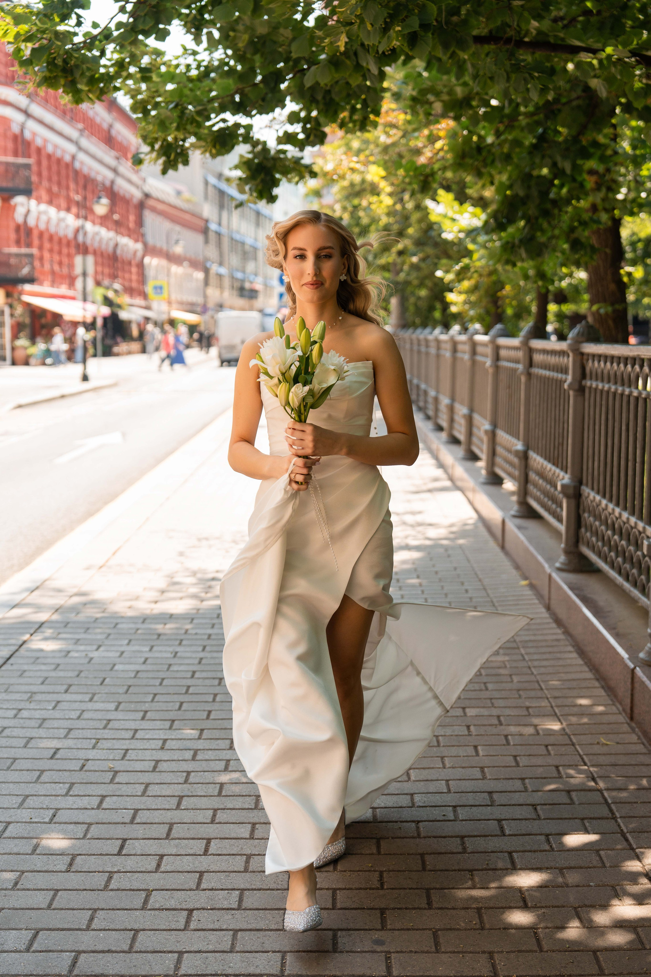 Свадебная фотосессия в Москве, регистрация в Кутузовском ЗАГСе Москва. Свадебный фотограф в Москве Анна Полушина