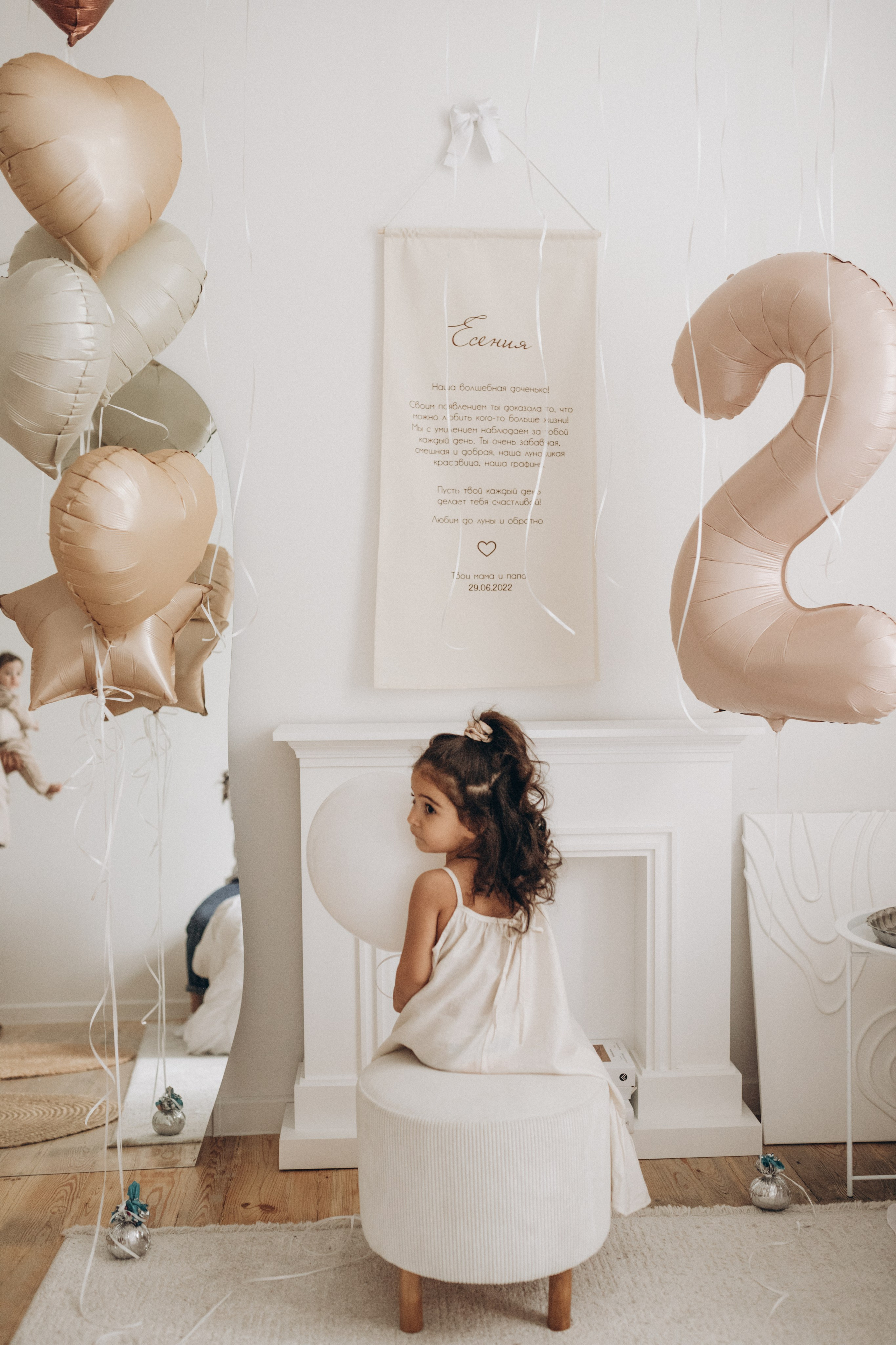 Есения 2 годика. Фотограф новорожденных в Тюмени