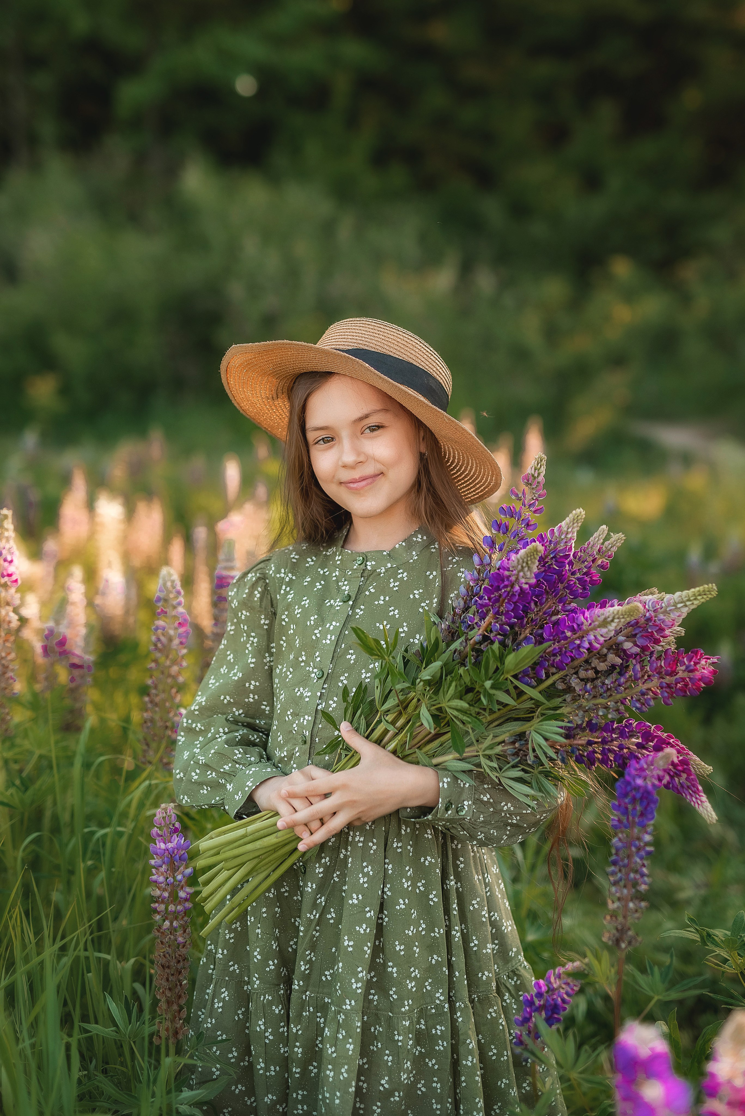 Фотосессия в люпинах. Семейный, детский фотограф в Воронеже Анна Никитина