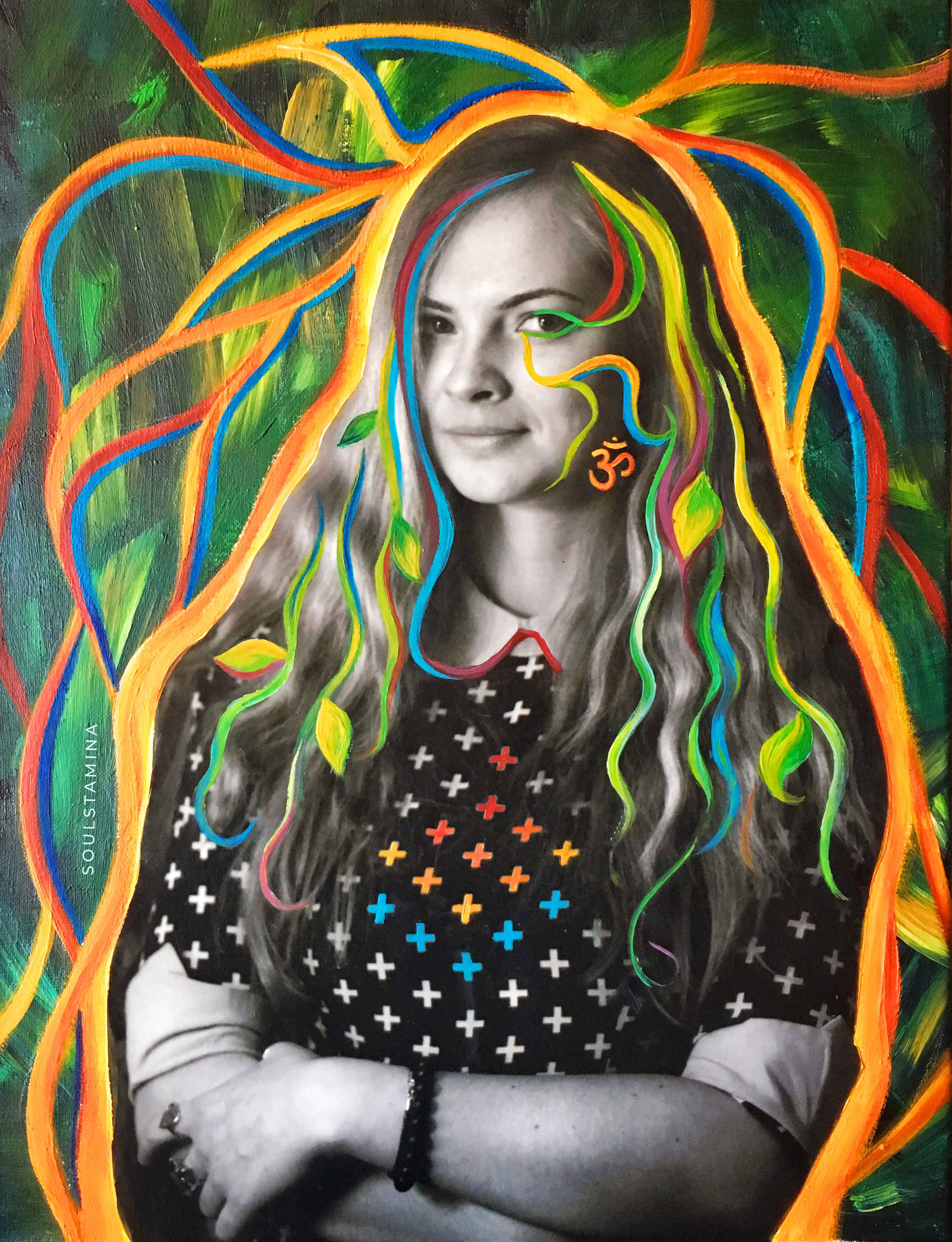 Coil. автопортрет / coil. self-portrait. Soulstamina ~ graphic designer & visual artist from St.Petersburg