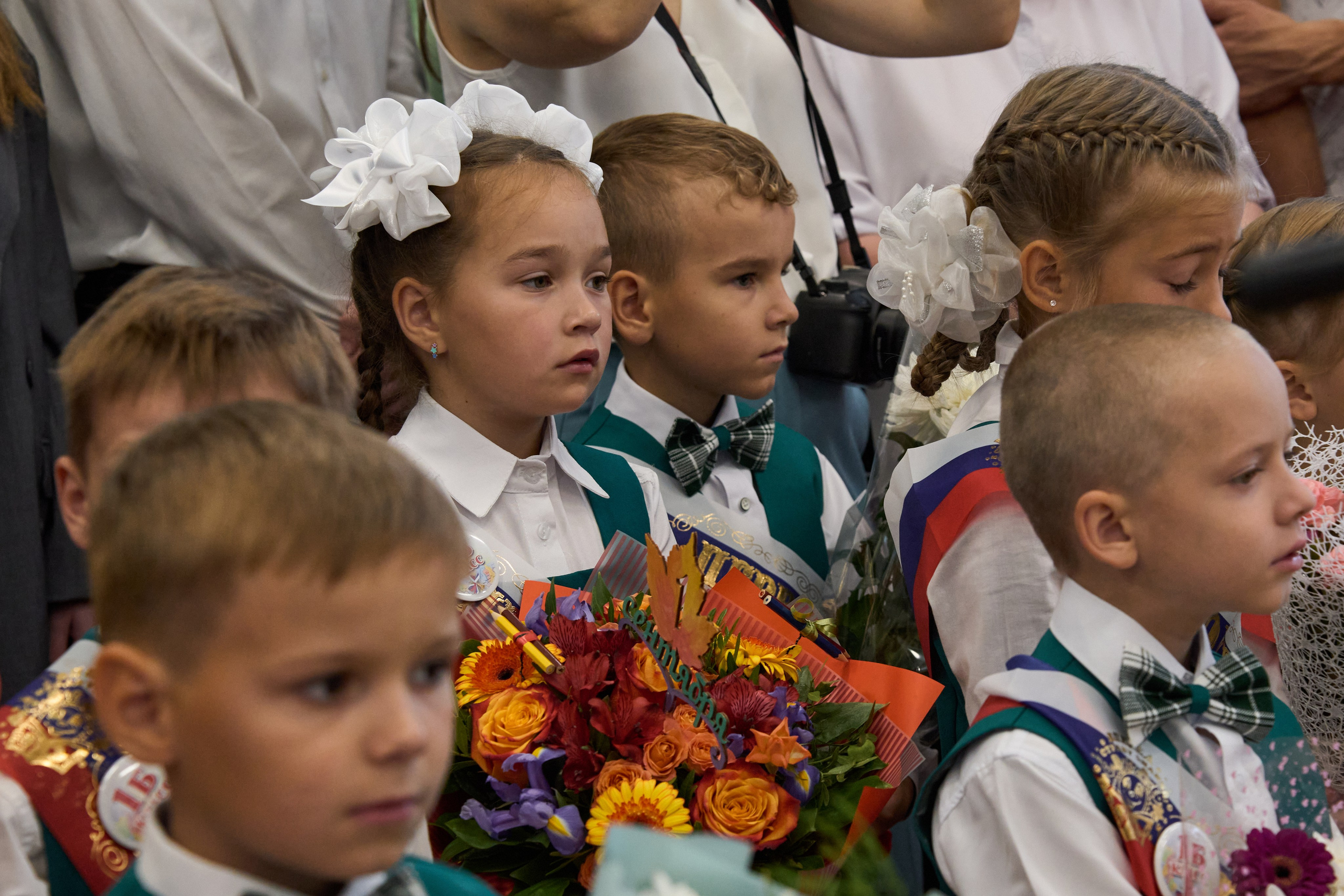 Школьная линейка. 1«Б». Фотограф в Санкт-Петербурге Настя Атом