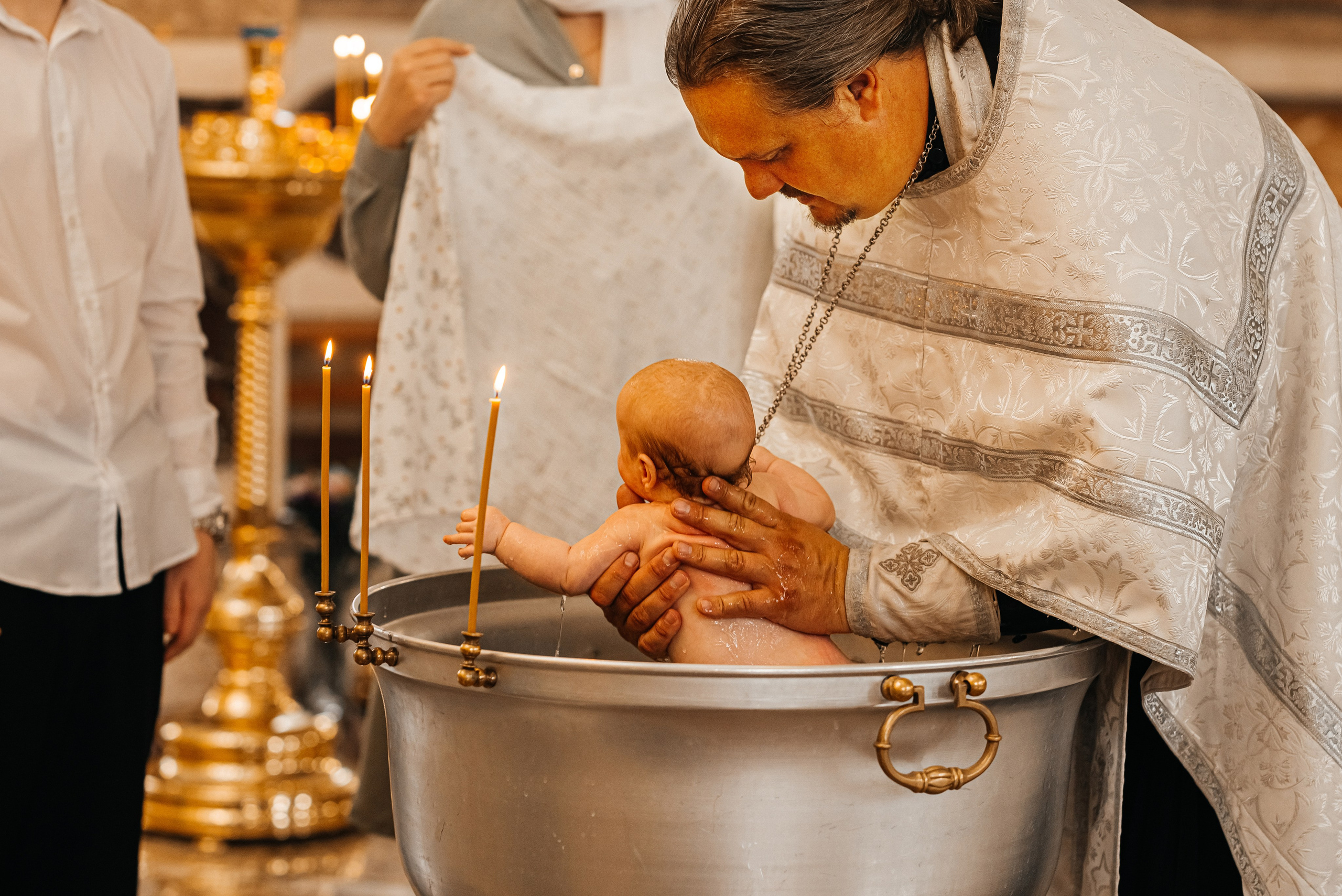 Таинство Крещения Александры. Фотограф Таинств Крещения и Венчания в г. Курске