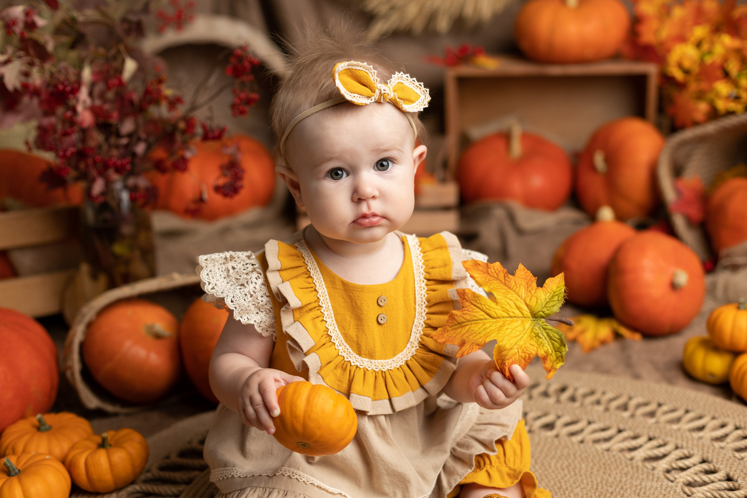 Осенний фотопроект. Фотограф новорожденных, детский фотограф в г. Оренбурге Екатерина Козлова