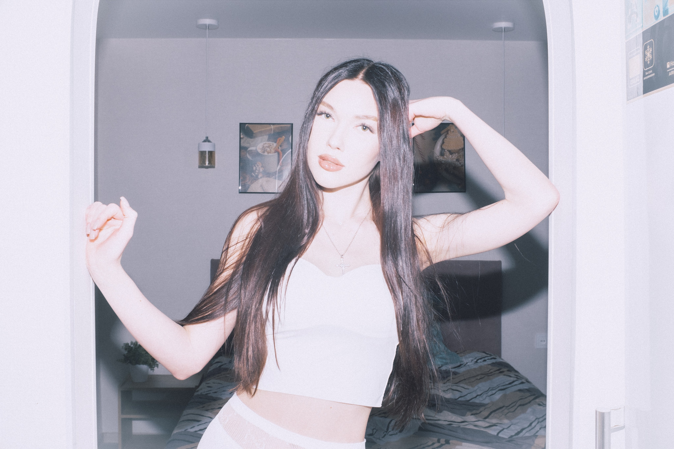 Dasha, колготки, вспышка в лоб. Фотограф в Севастополе Максим Черенёв