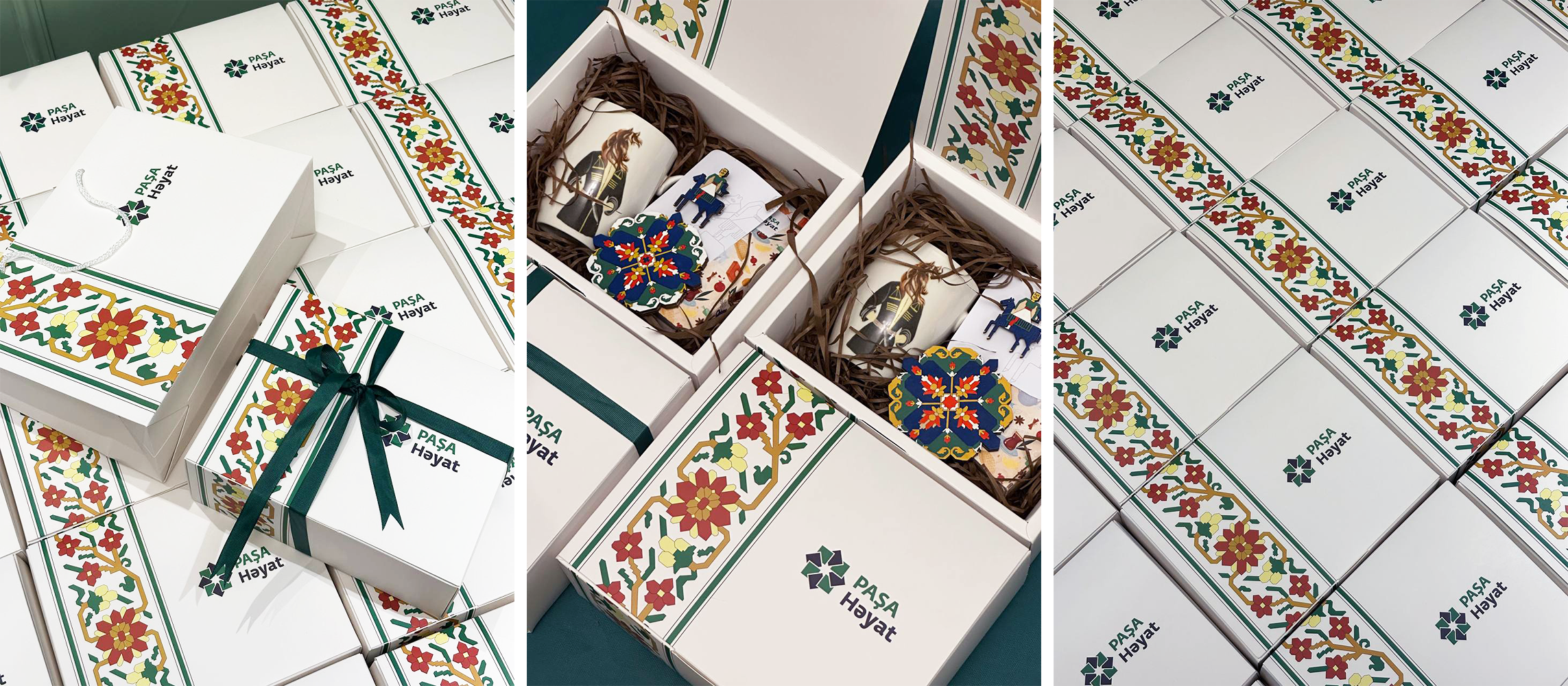 New year corporate gift packaging for the “Pasha Life” / ZILI. Design, illustration and painting