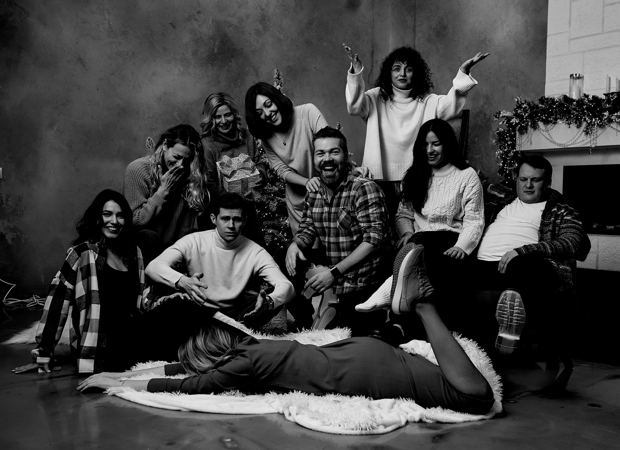 Групповые студийные портреты. Семейный и репортажной фотограф в Красноярске и Москве Виктор Бабинцев