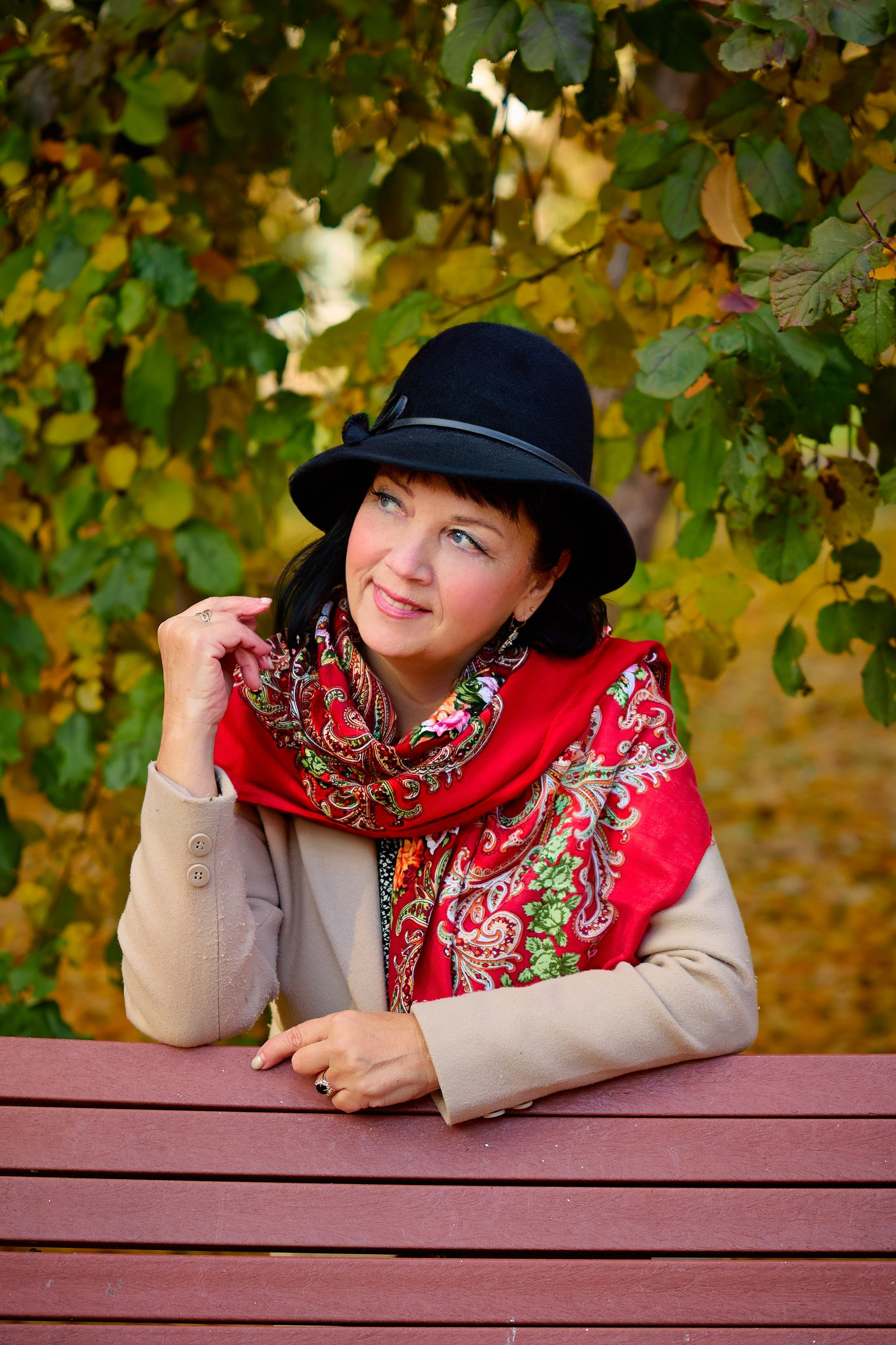 Осенняя съемка. Наталия. Фотограф Люся Воробьева