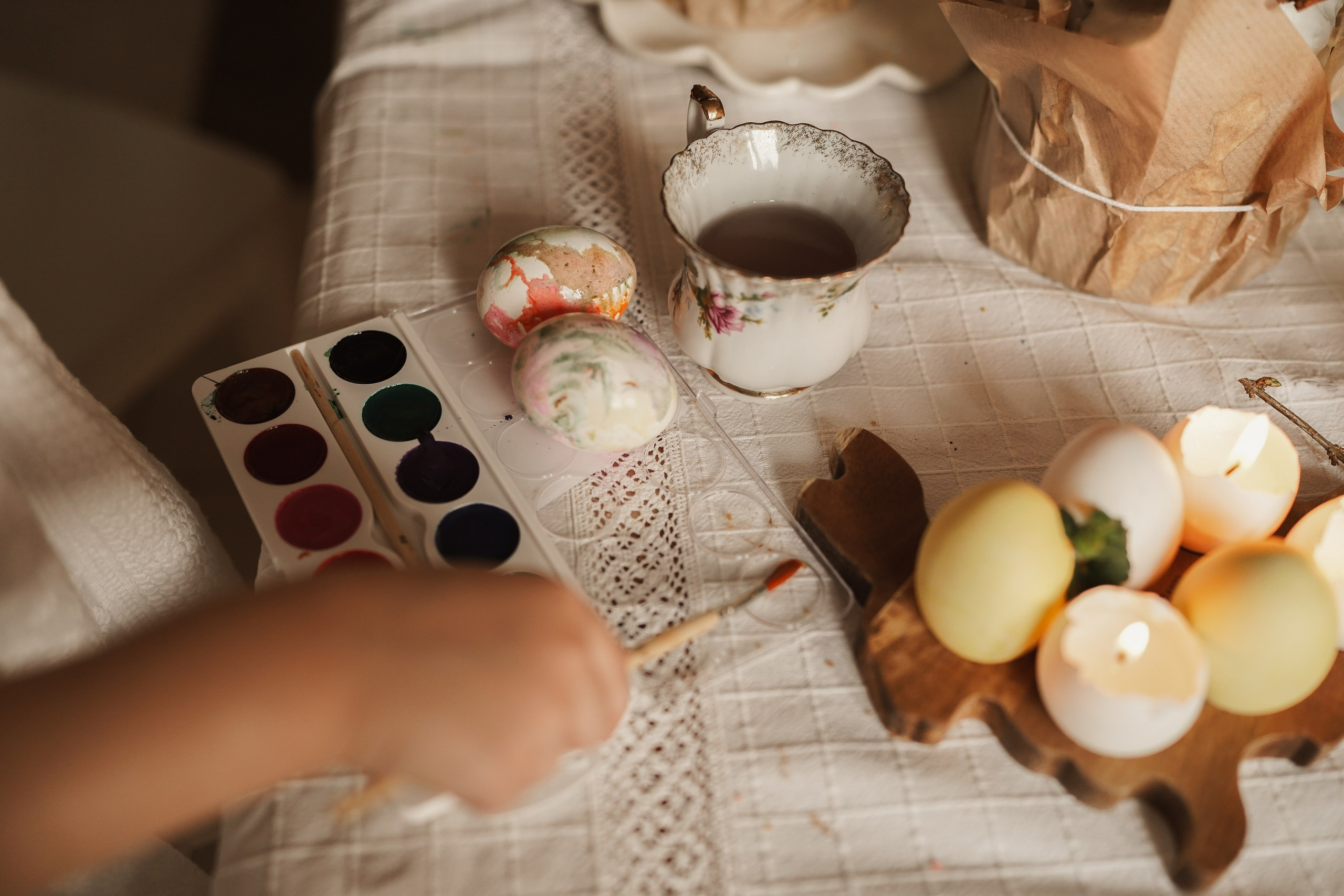 «Накануне Светлой Пасхи». Фотограф материнства Лена Олюнина Фотограф Калининград