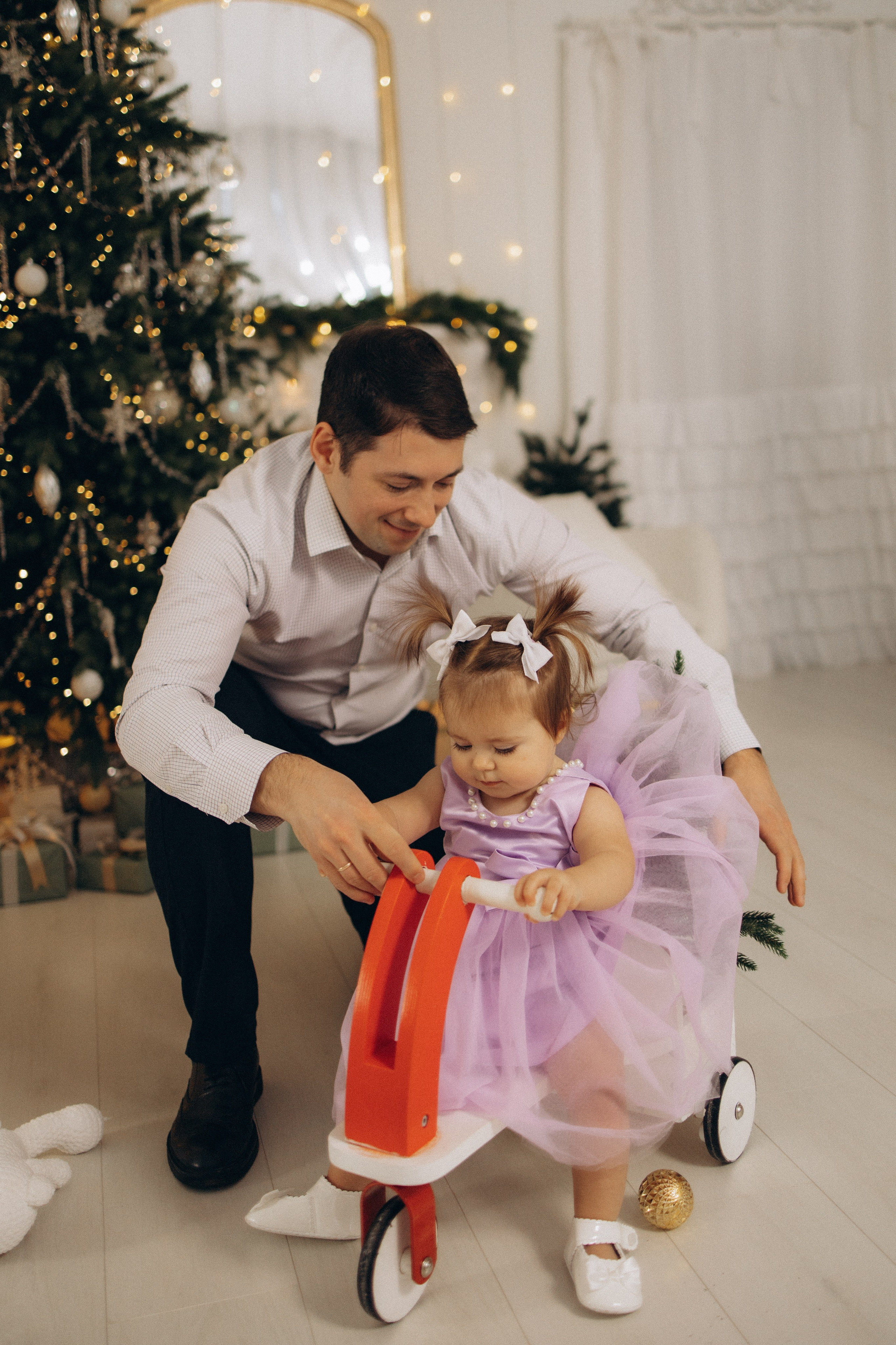 Новый год маленькой Анечки. Семейный фотограф в Москве Анастасия Шалда