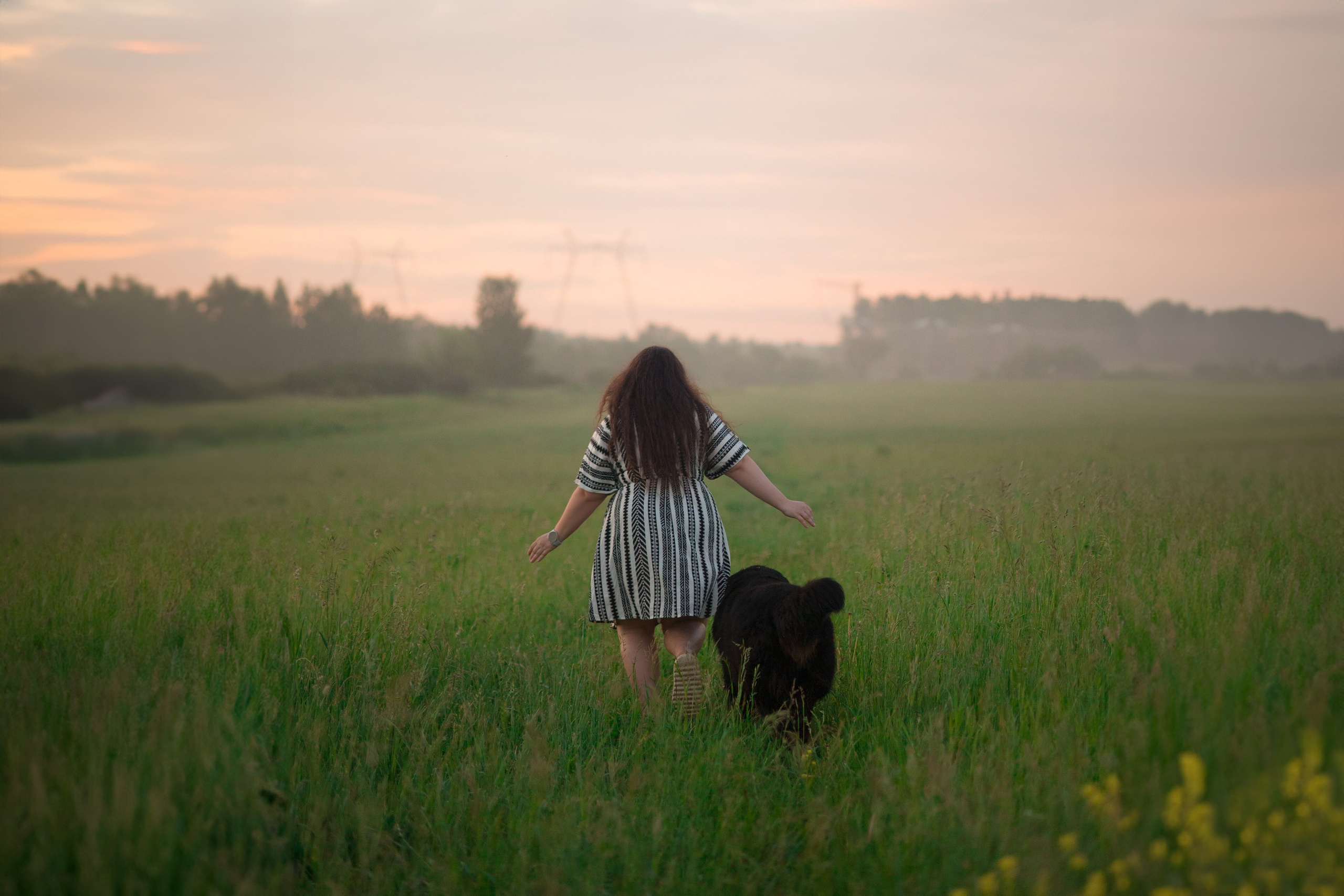Съемка с собакой. Анастасия Белаш