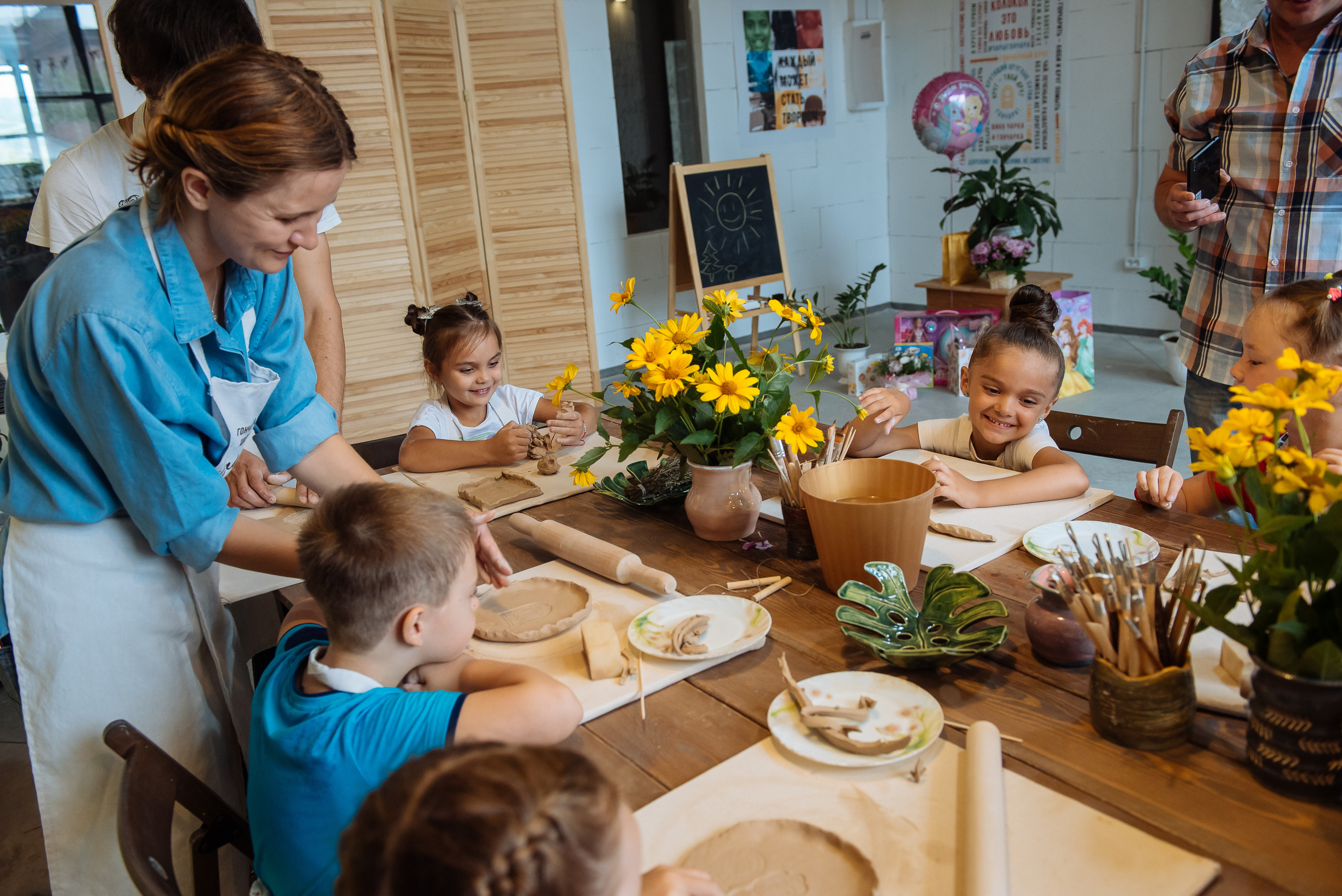 Фотосъемка детского дня рождения (5 лет), гончарная мастерская Колокол. Свадебный и просто хороший фотограф в Челябинске