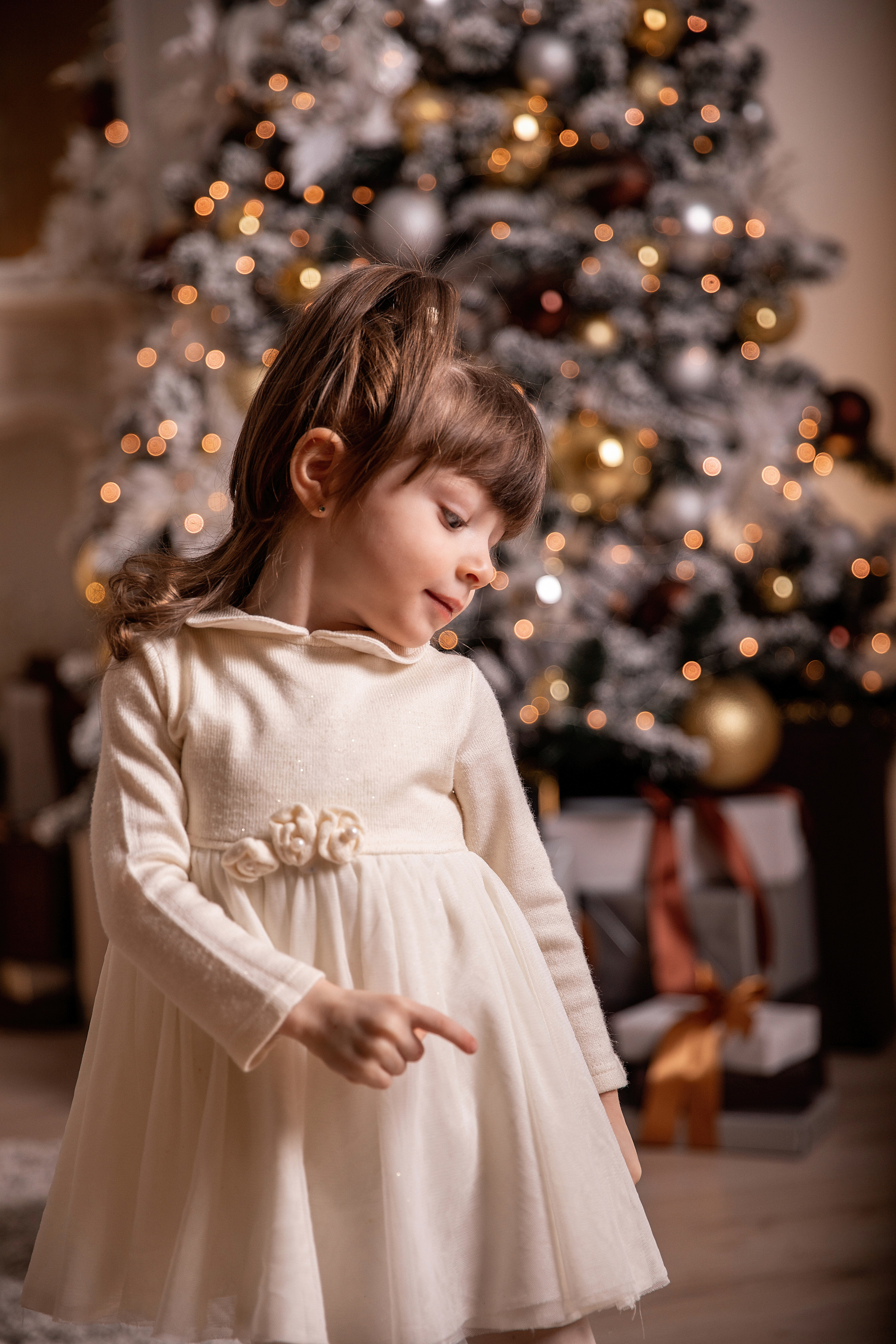 Семейная новогодняя фотосессия в студии. Фотограф во Владикавказе Юрий Геворгизов