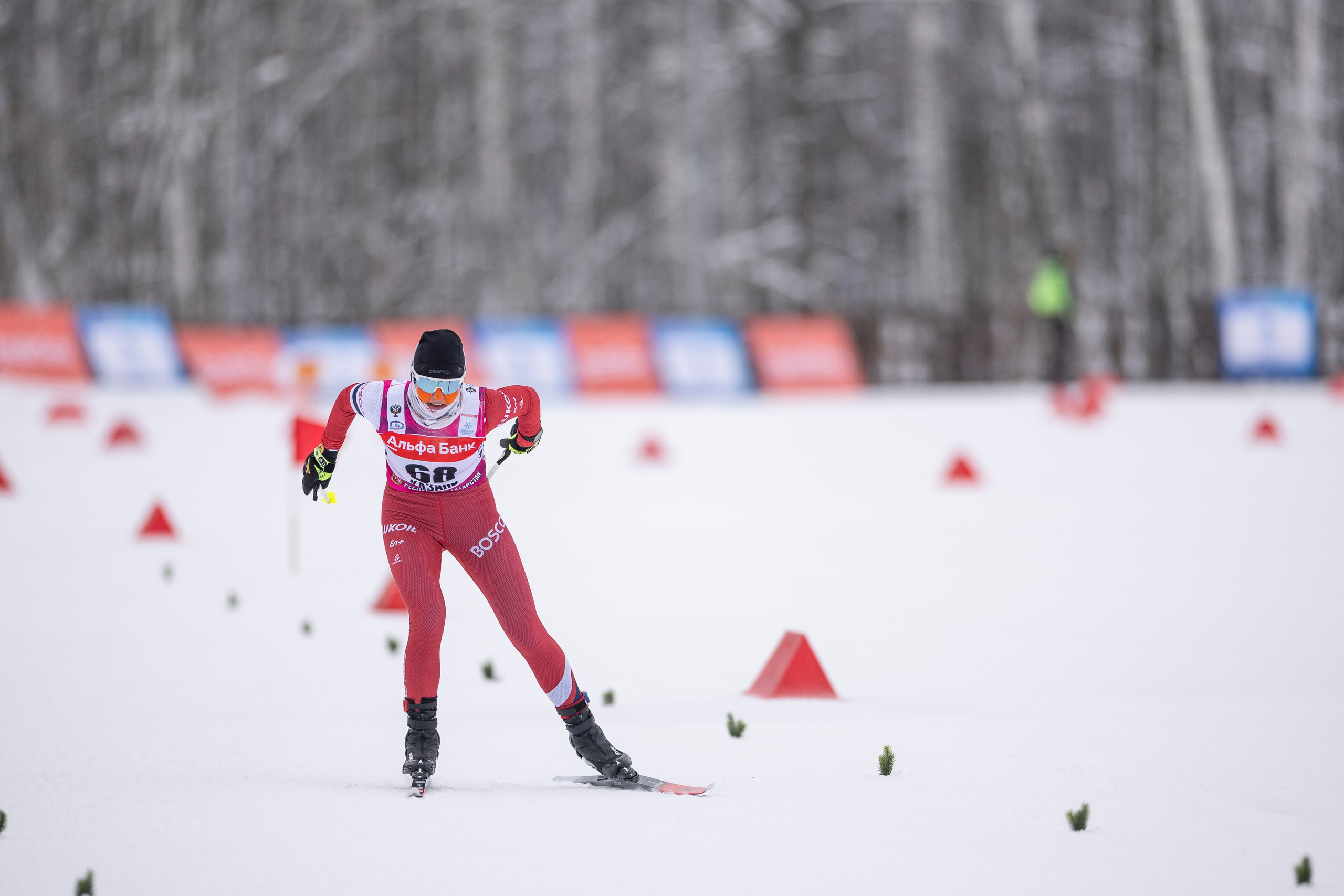 Кубок Росси по лыжным гонкам 2024. Женщины 10 км. Спортивный репортажный фотограф Казань Нафис Сиразетдинов