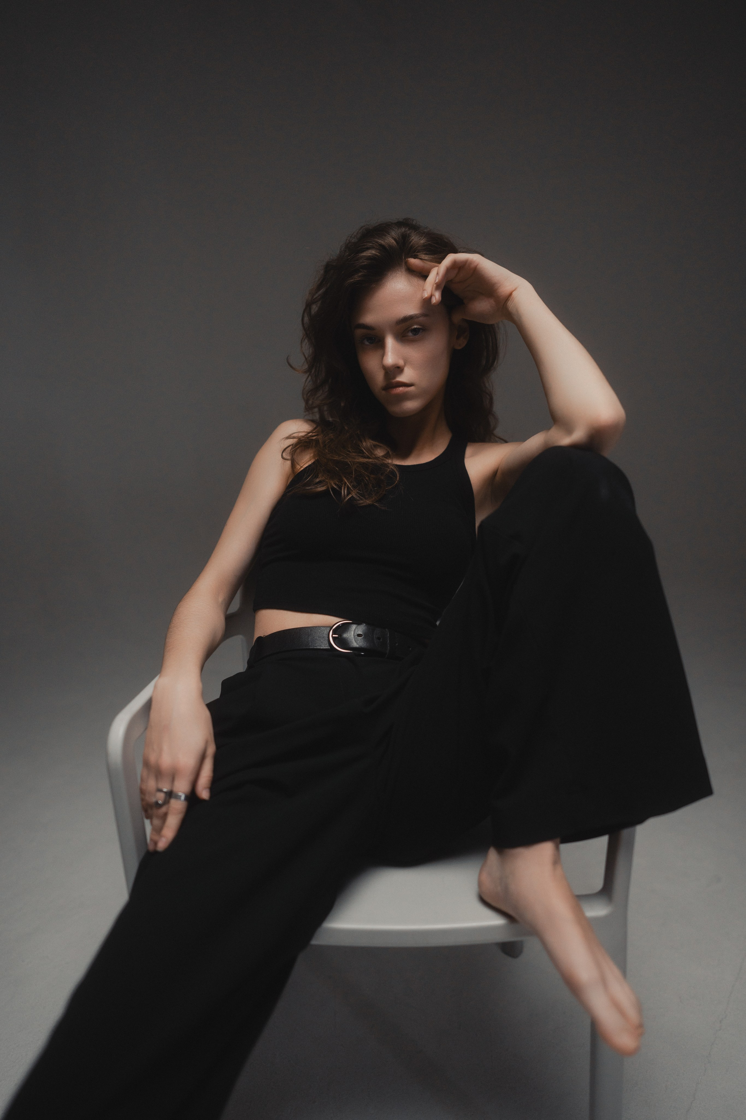 Портретная фотосессия Тани в студии, Казань — Нежность и стиль