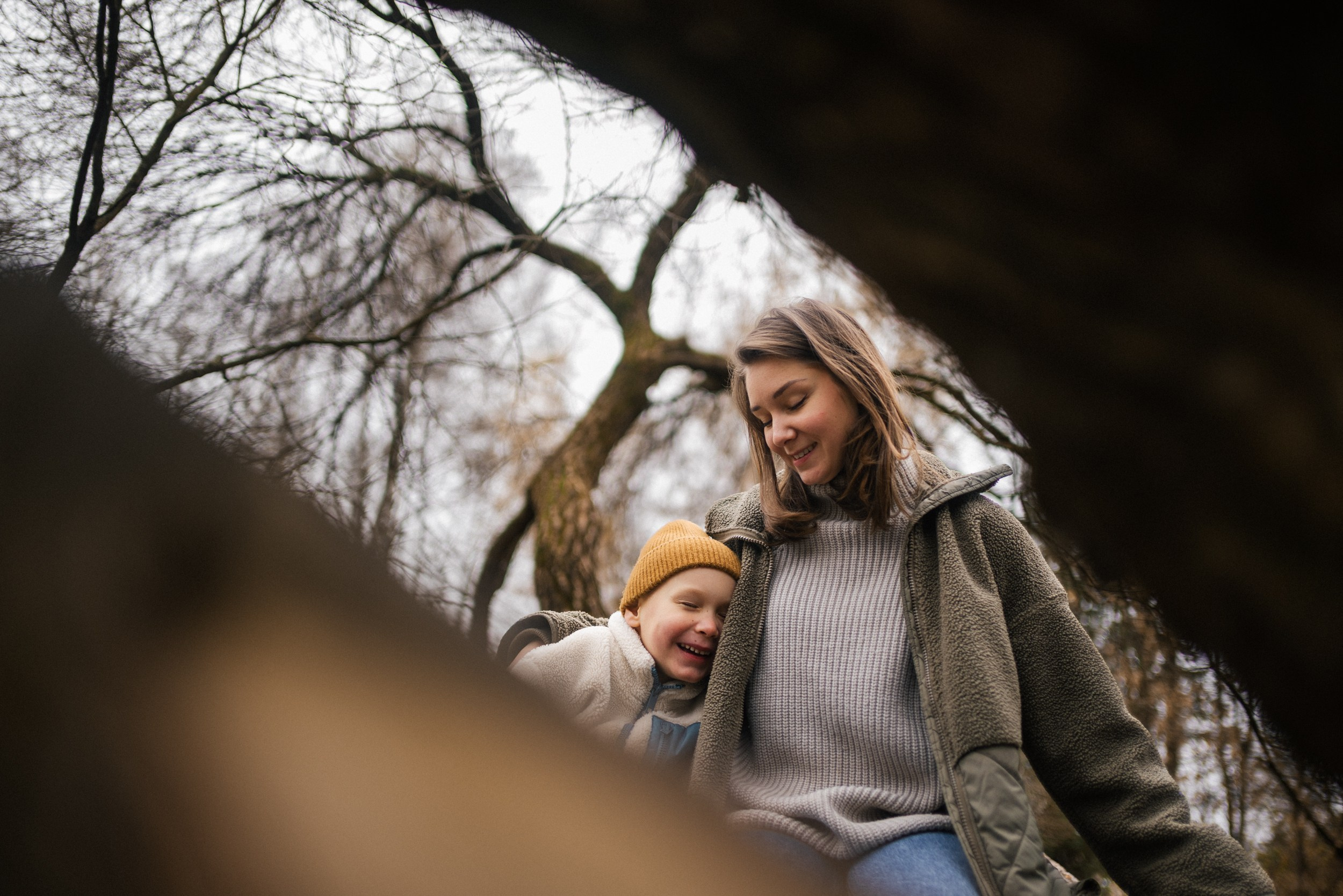 Мама с сыном. Аня и Дима. Осенннее. Семейный фотограф на крещение, венчание в Иваново Галина Скурихина