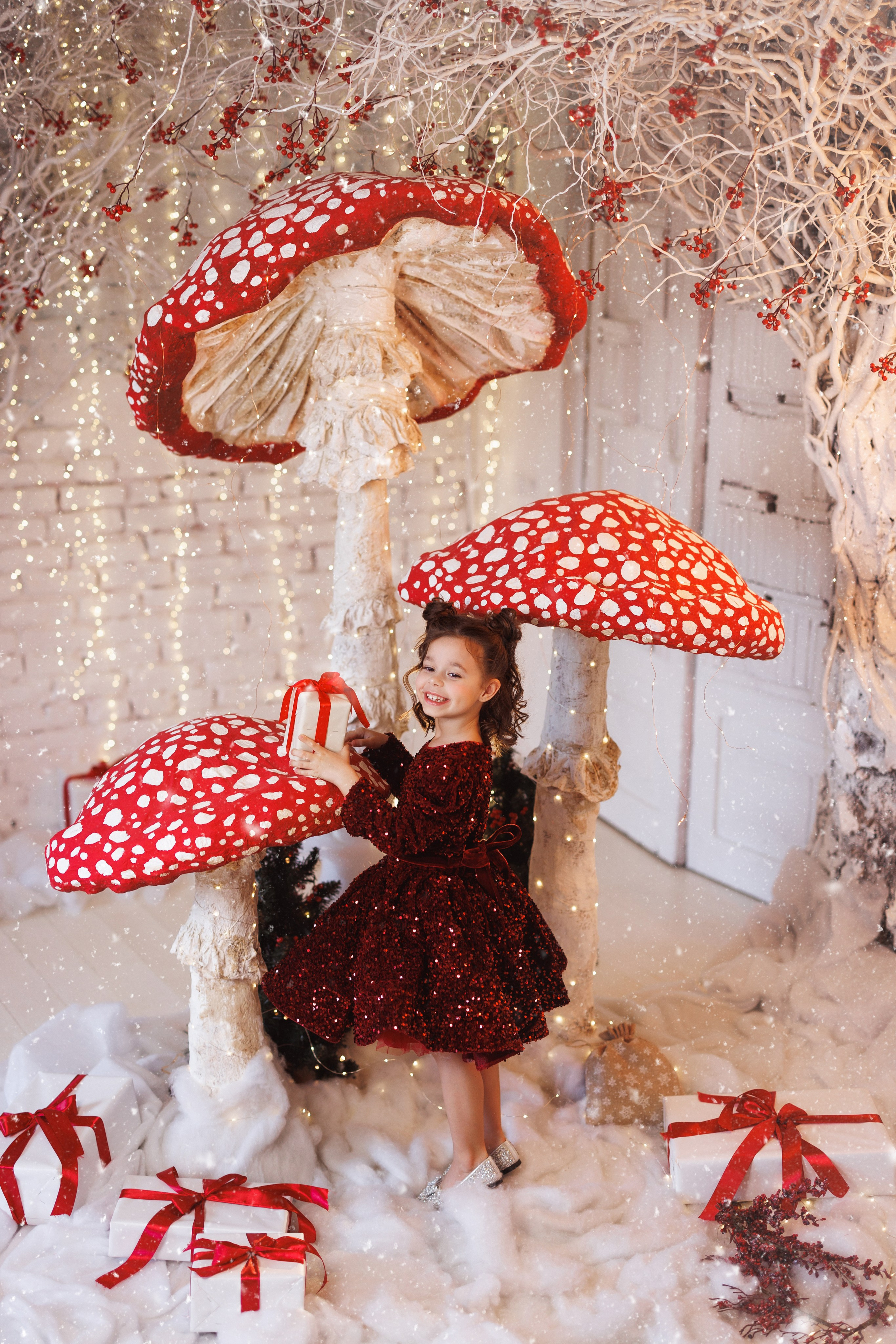 Детская новогодняя фотосессия в фотостудии «Alice», город Краснодар. Семейный и детский фотограф в Краснодаре Анна Трашкова