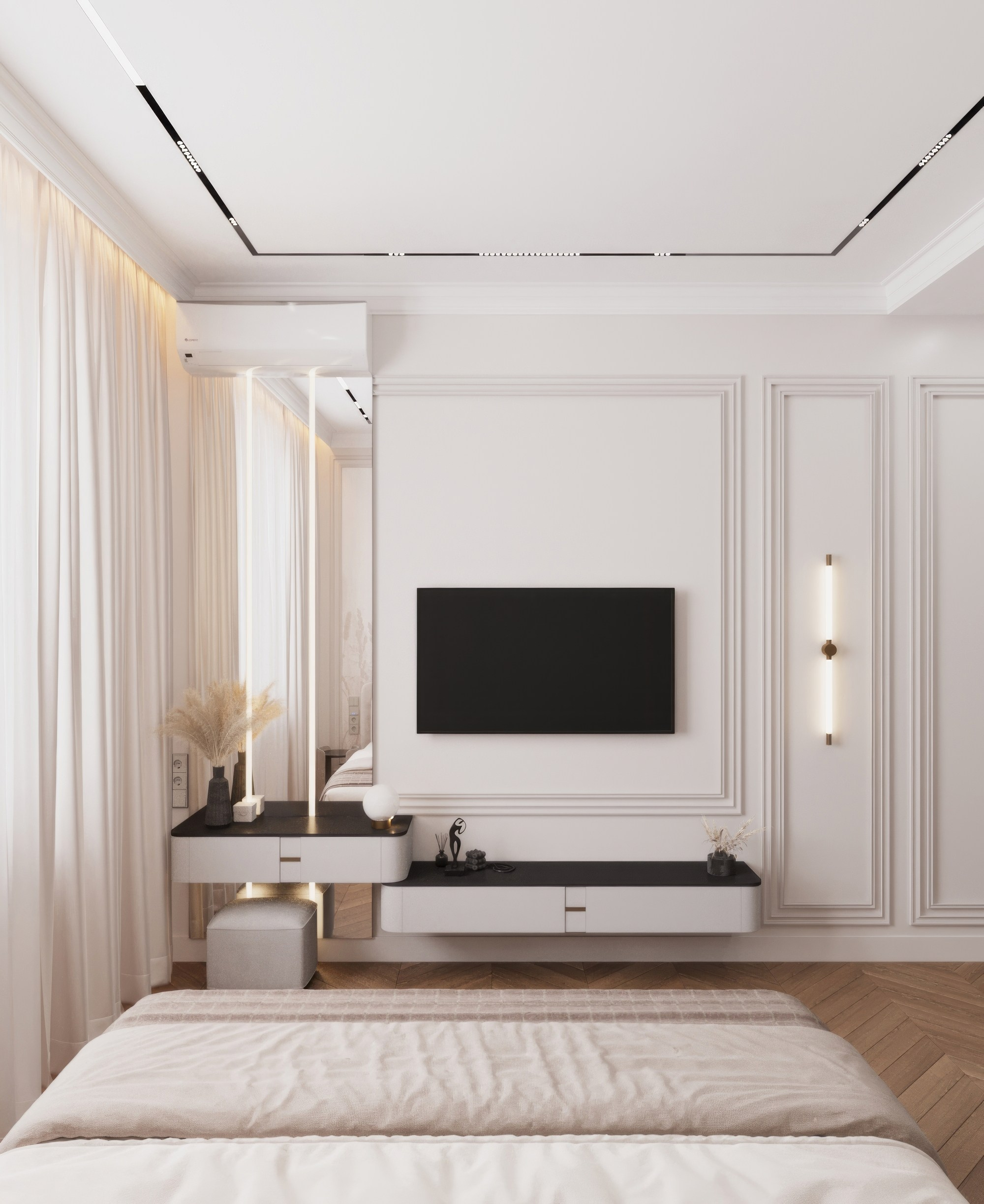 Квартира — Минимализм с элементами классики. Мансур Гусейнов дизайнер интерьеров г. Махачкала