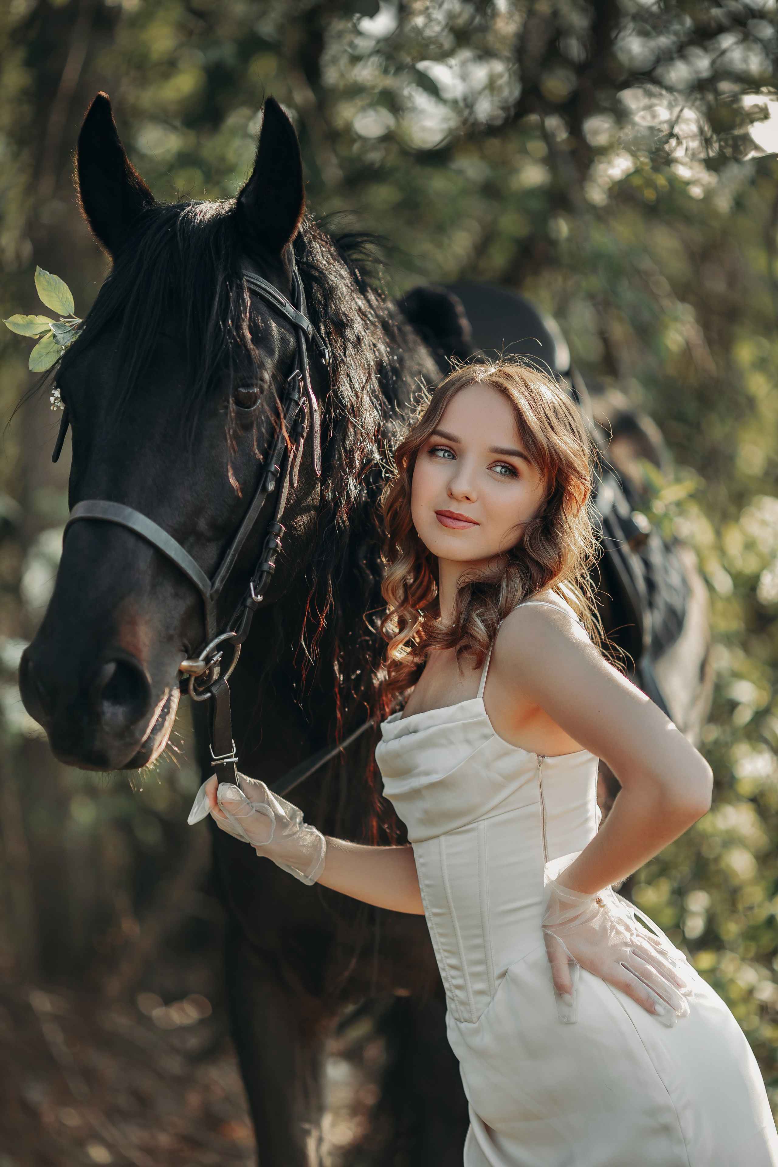 Дарья&Басмач. Анна Молчанова конный фотограф в Тюмени | фотосессии с лошадьми Тюмень